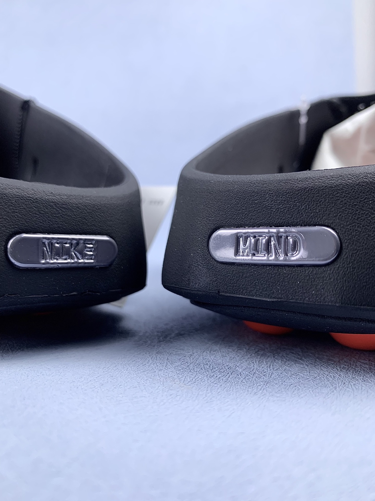 Nike Mind 001 Mules "Black/Hyper Crimson"