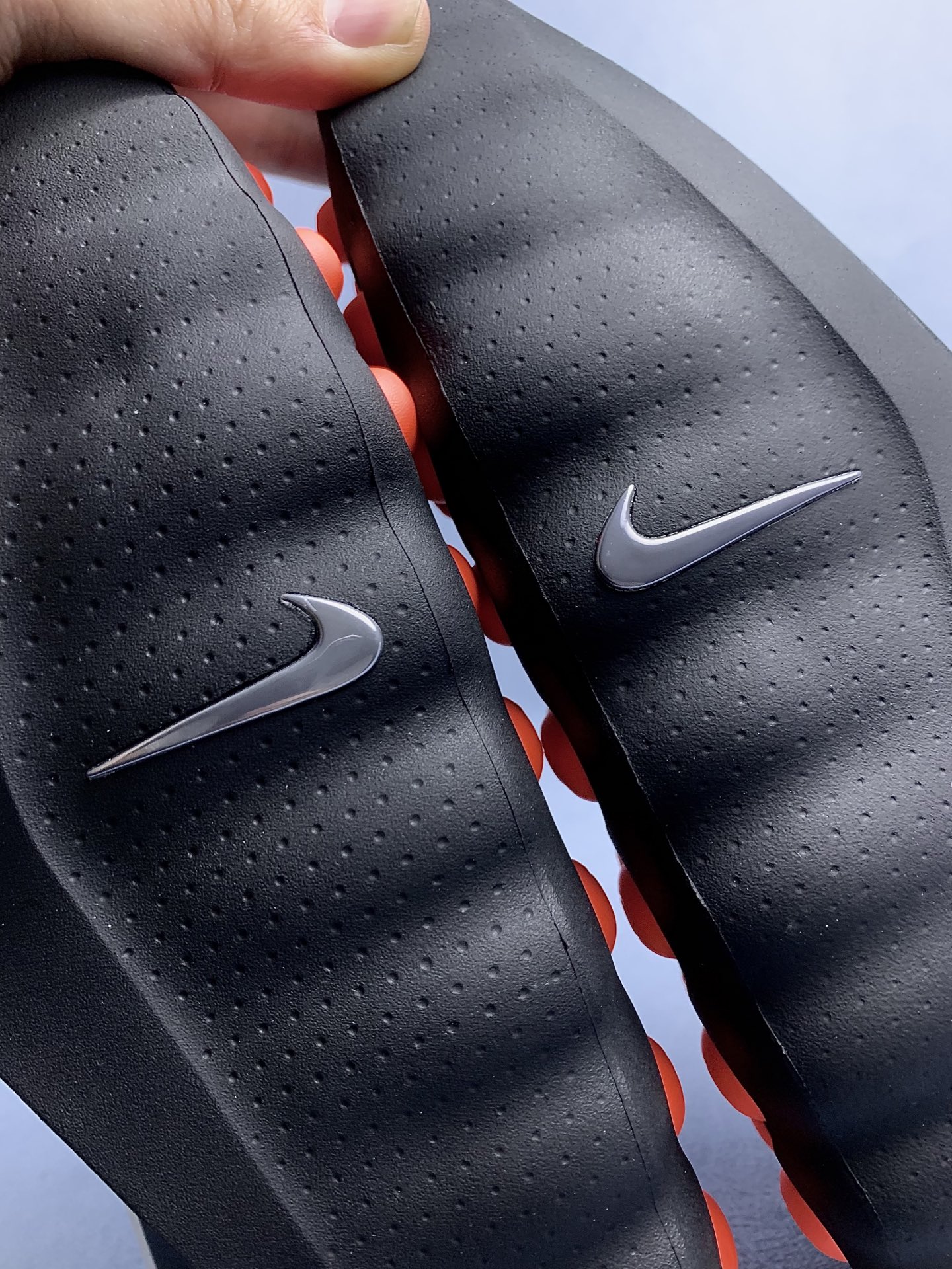 Nike Mind 001 Mules "Black/Hyper Crimson"