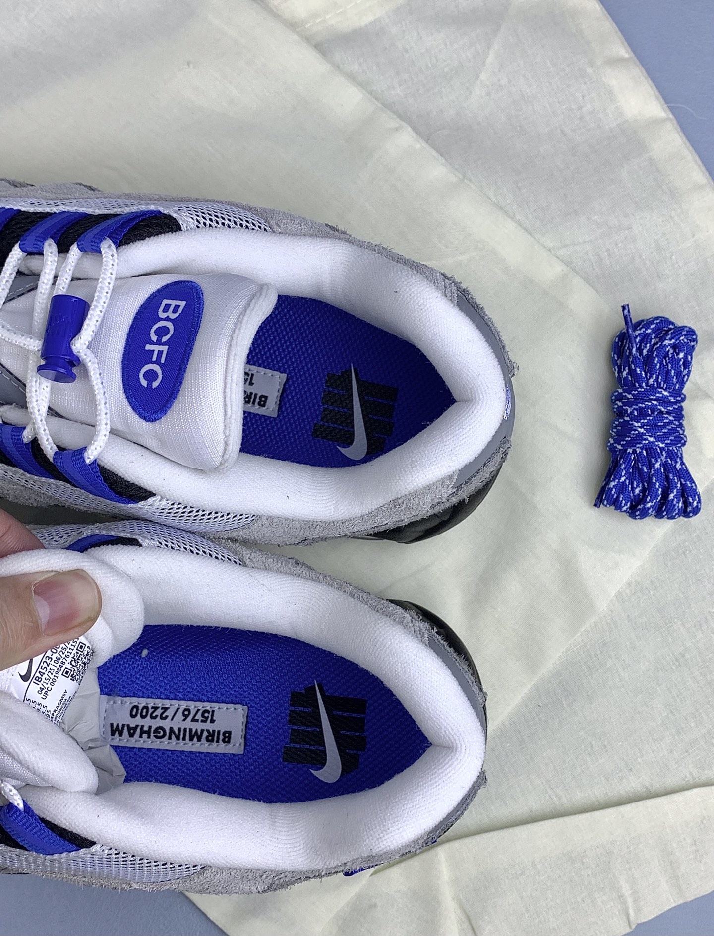 UNDEFEATED × Nike Air Max 95 SP "Hyper Cobalt" (Birmingham Exclusive)