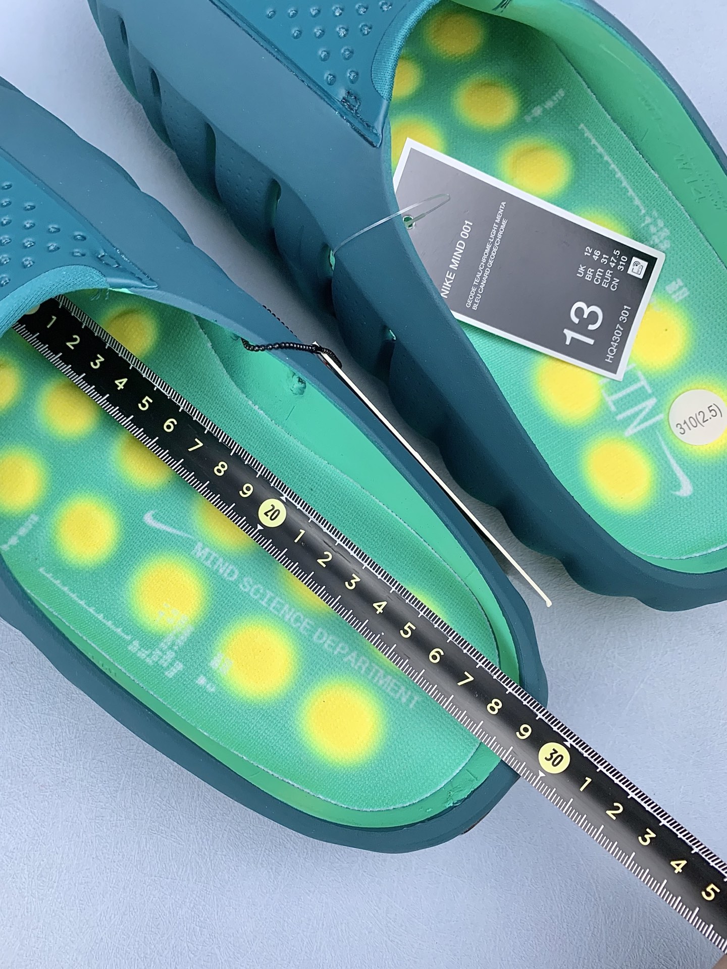 Nike Mind 001 Mules "Geode Teal"