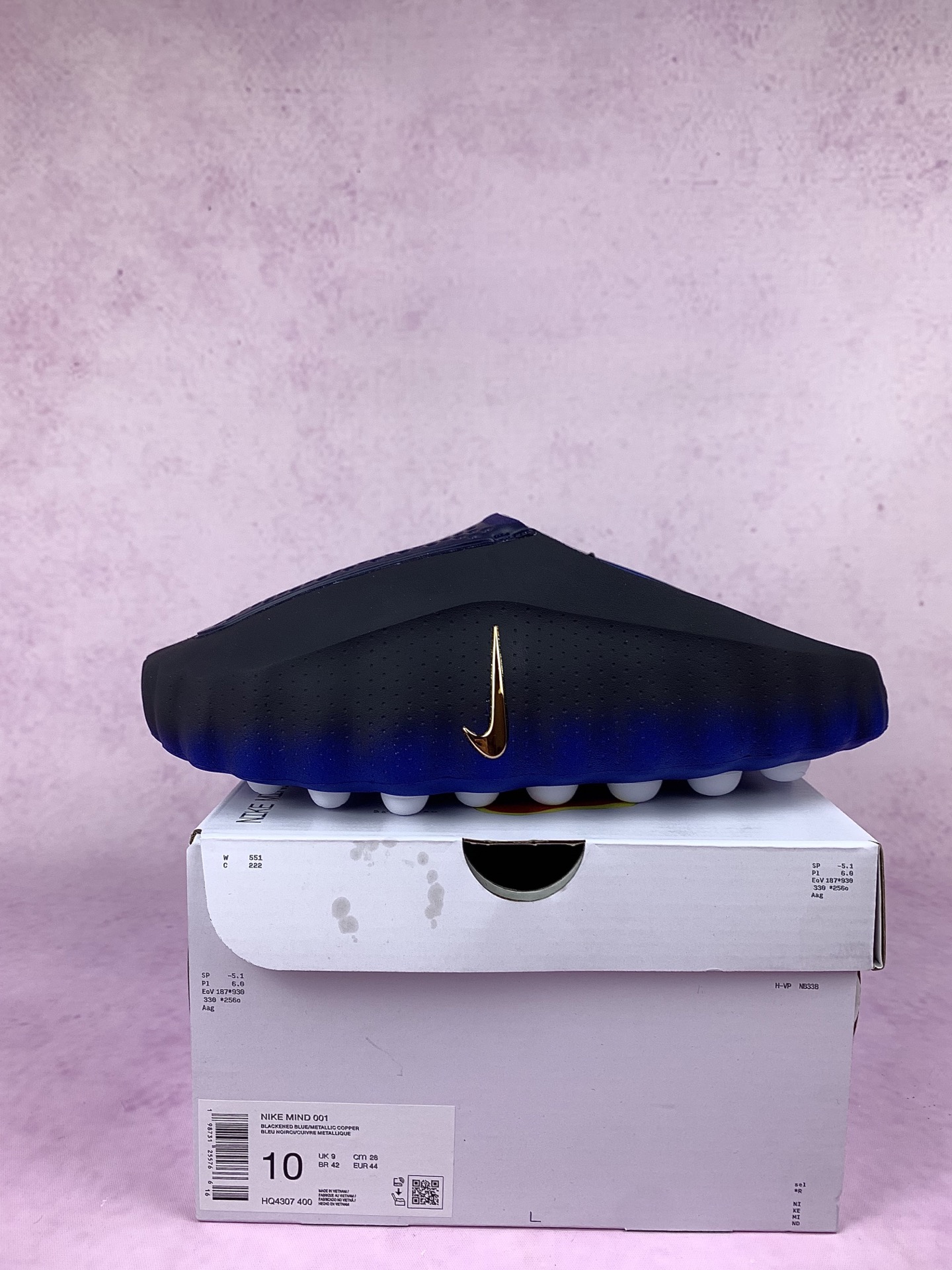 Nike Mind 001 Mules "Blackened Blue"