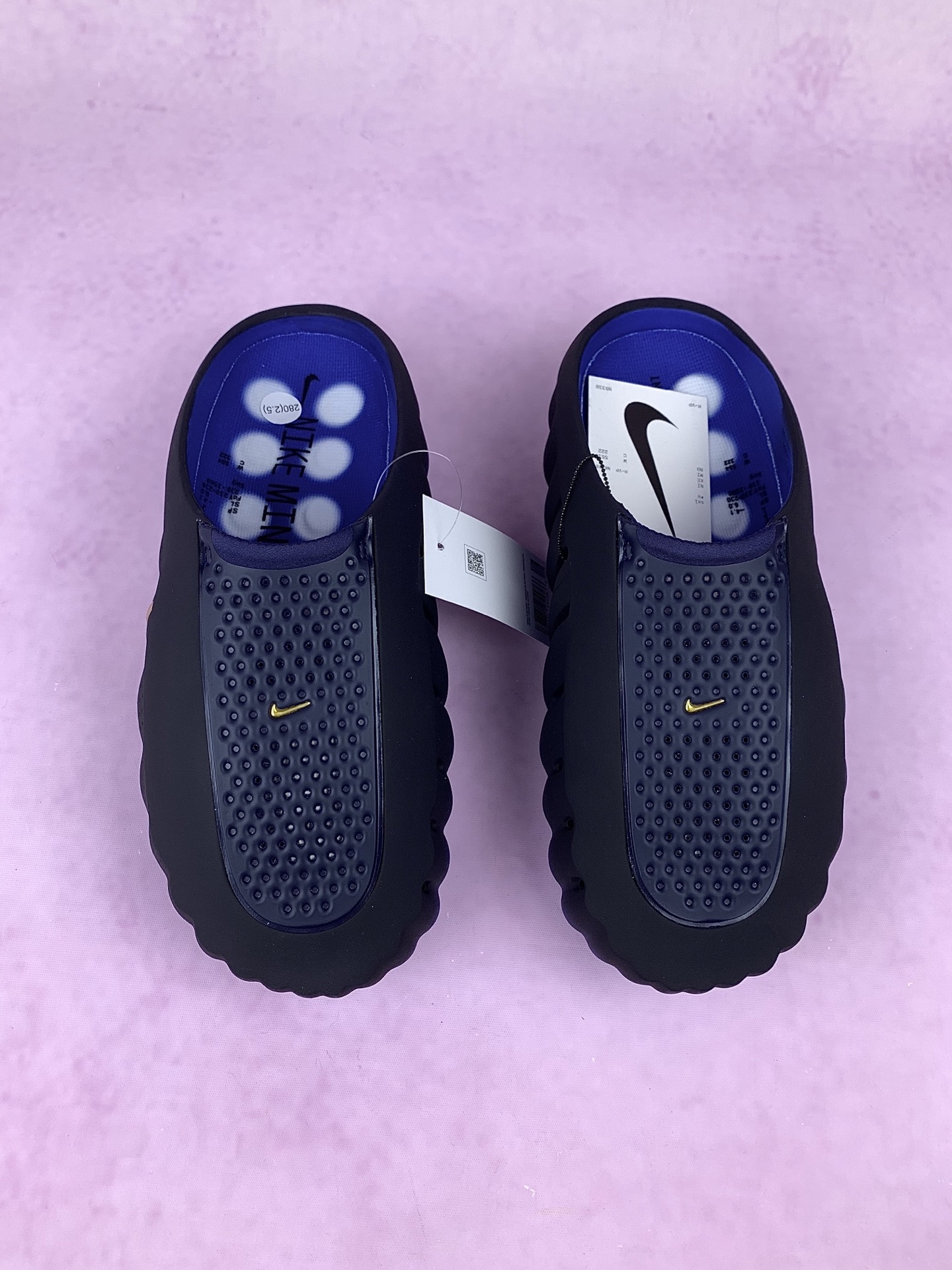 Nike Mind 001 Mules "Blackened Blue"