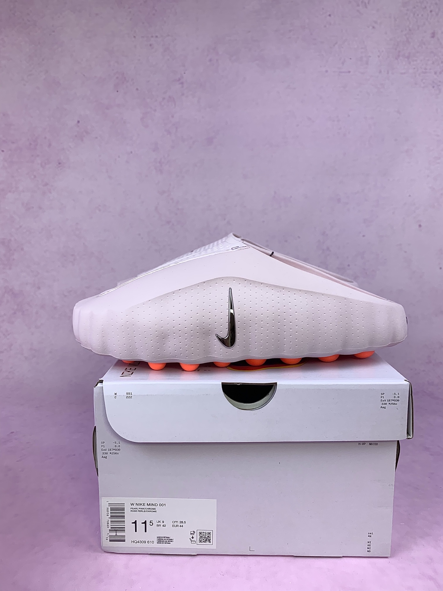 Nike Mind 001 Mules "Pearl Pink"