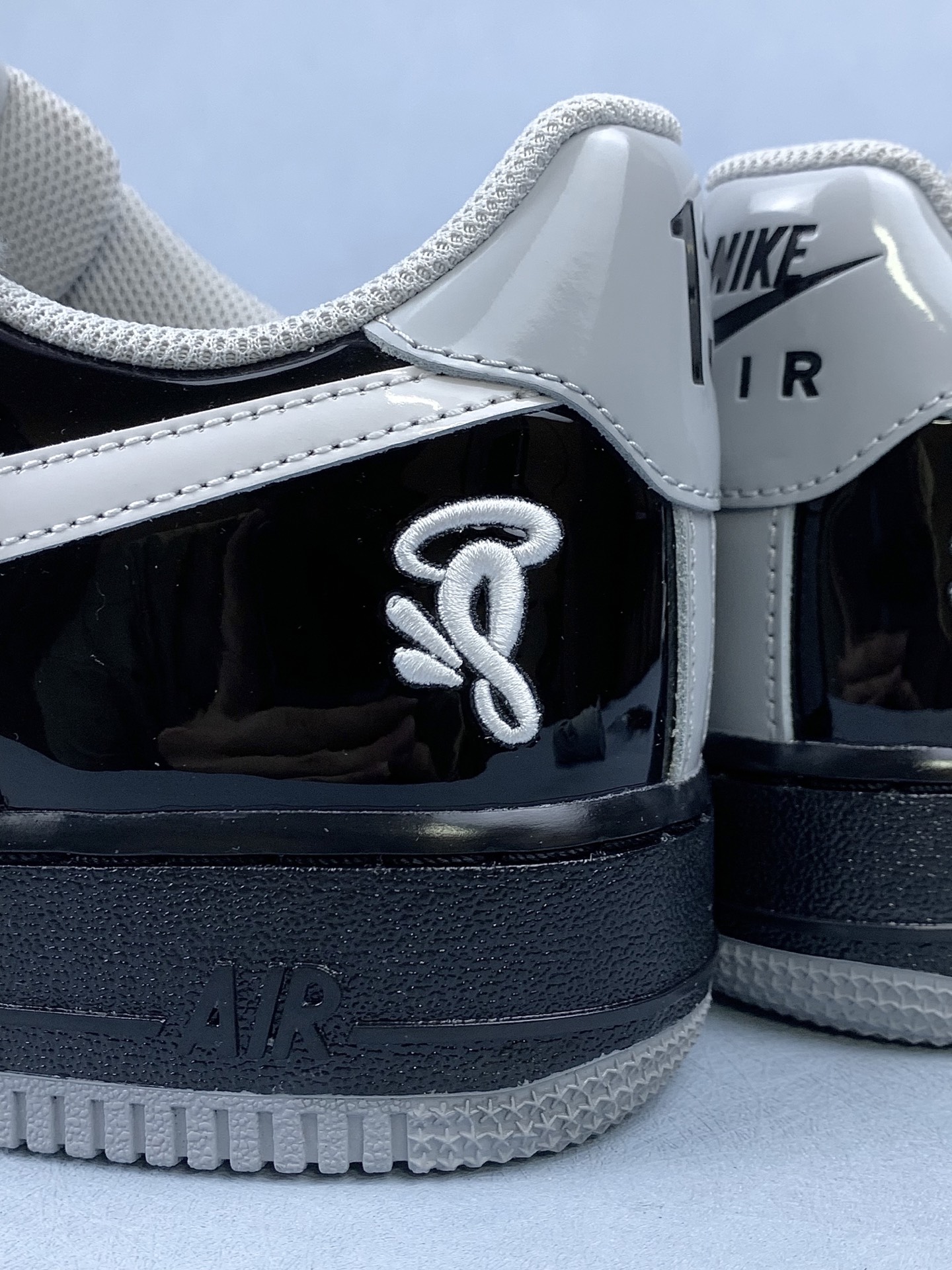 Central Cee × Nike Air Force 1 Low "Black/Light Smoke Grey"