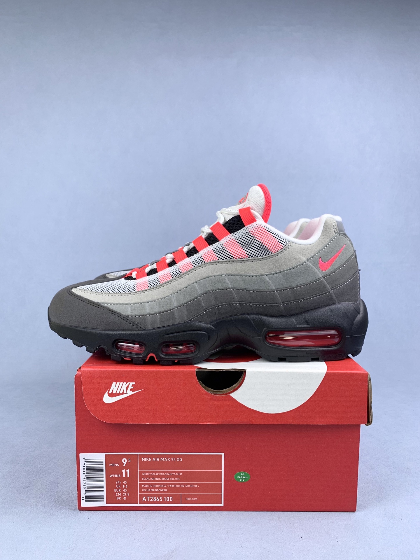 Nike Air Max 95 OG "White/Solar Red"
