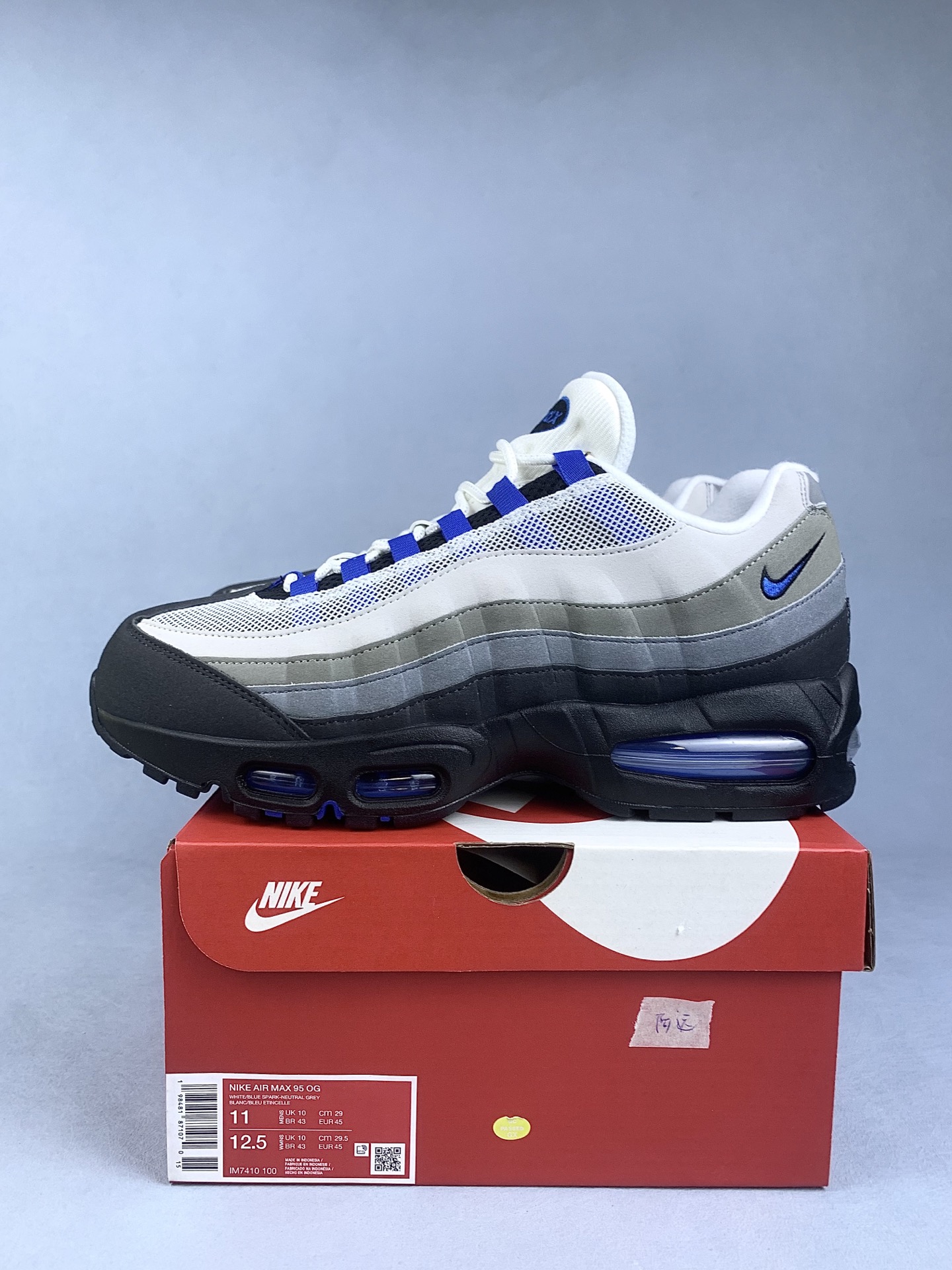 Nike Air Max 95 OG Big Bubble "Cool Grey/Blue Spark"