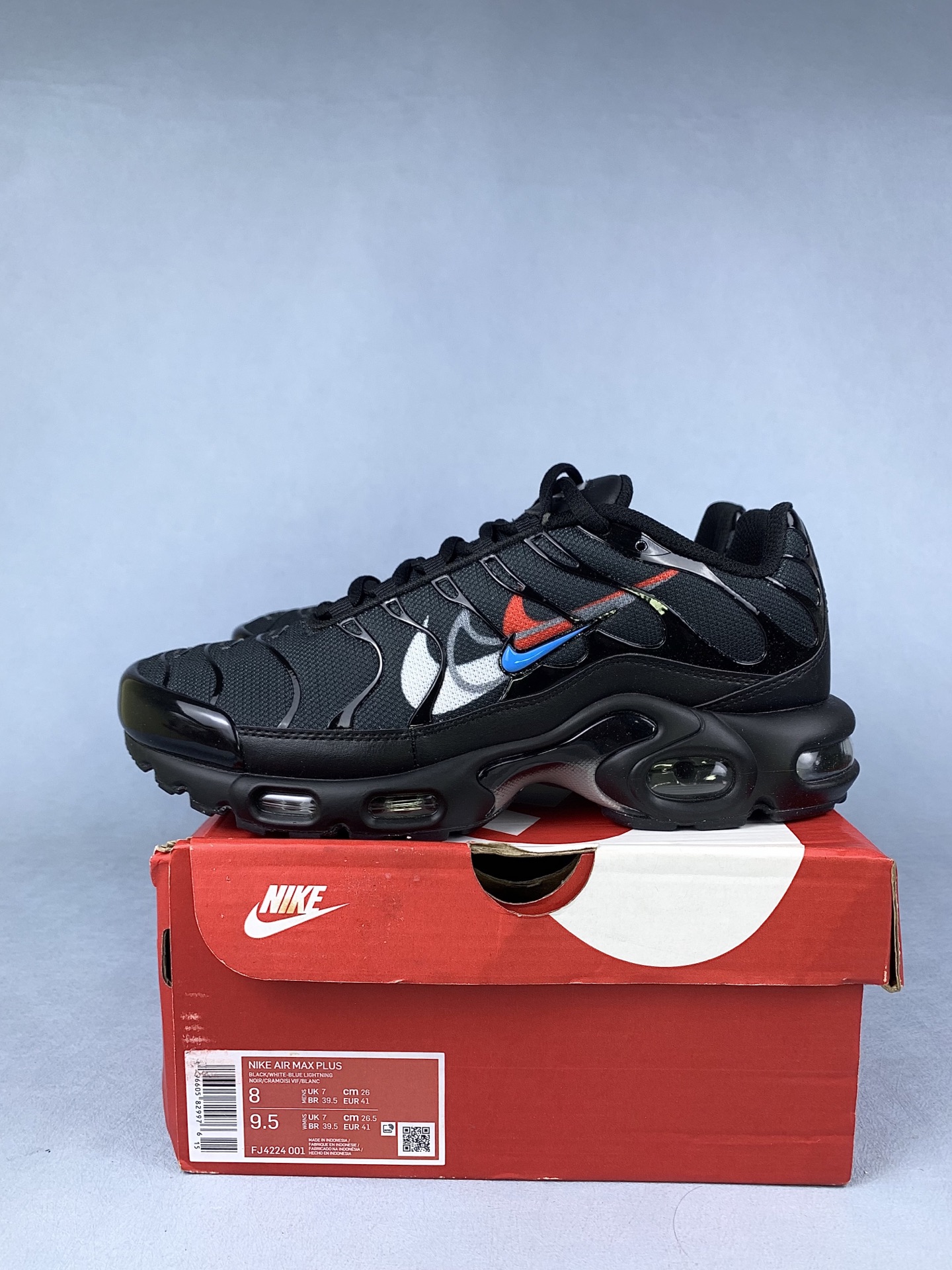 Nike Air Max Plus Multi Swoosh Black Crimson