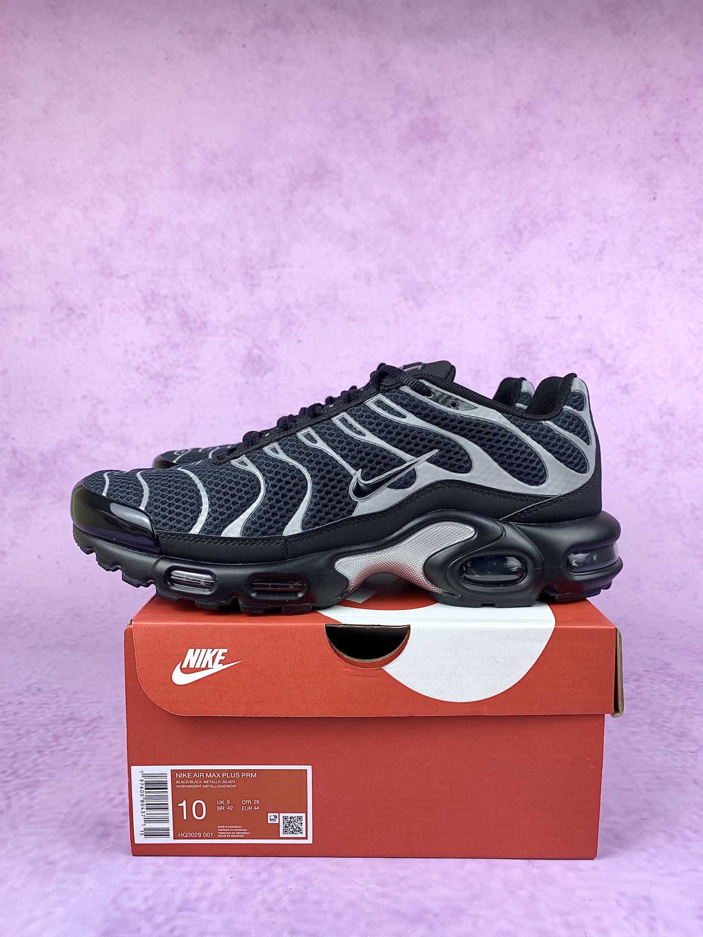 Nike Air Max Plus "Black Reflective Silver"