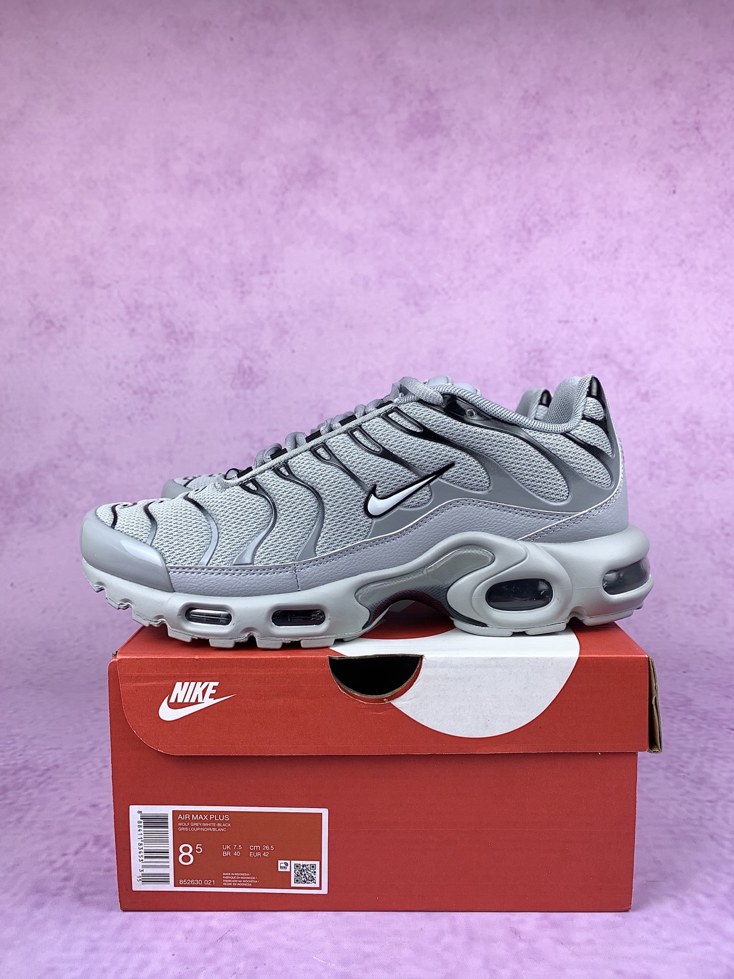 Nike Air Max Plus "Wolf Gray/Black/White"