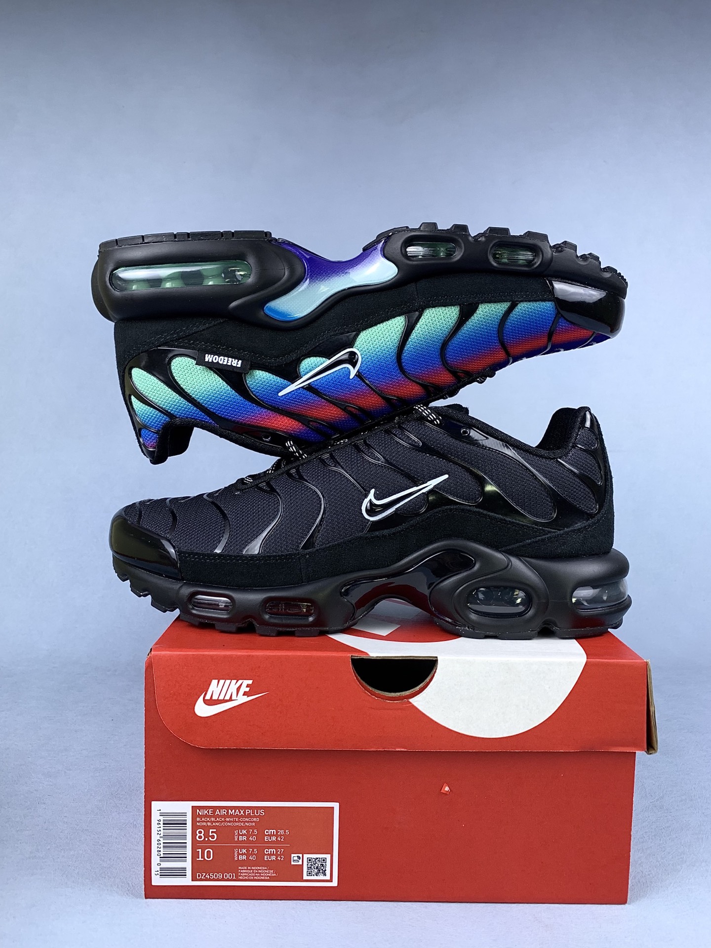 Nike Air Max Plus Unity Black Blue Red TN Berlin DZ4509-001