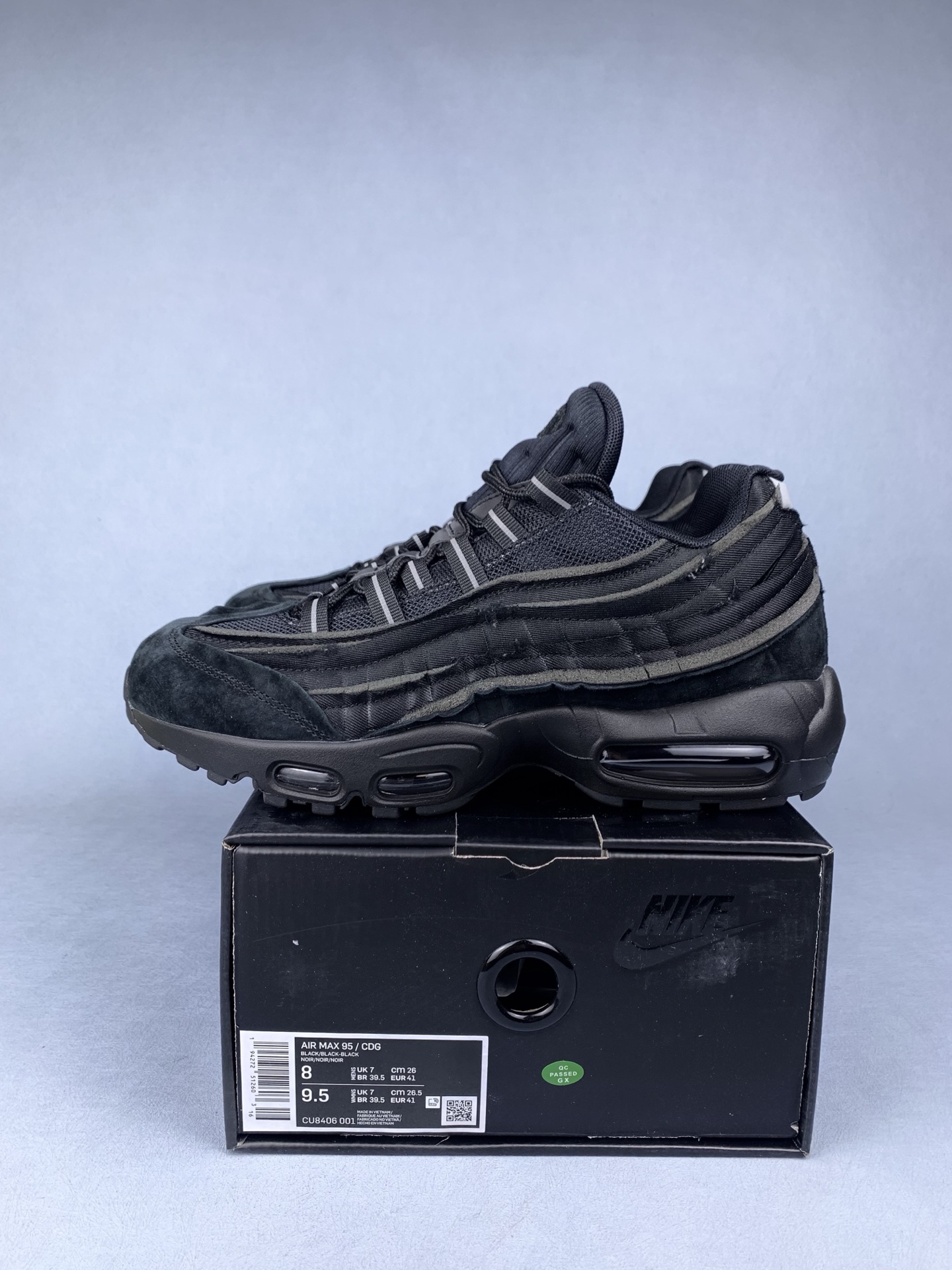 COMME des GARCONS × Nike Air Max 95 "Black"