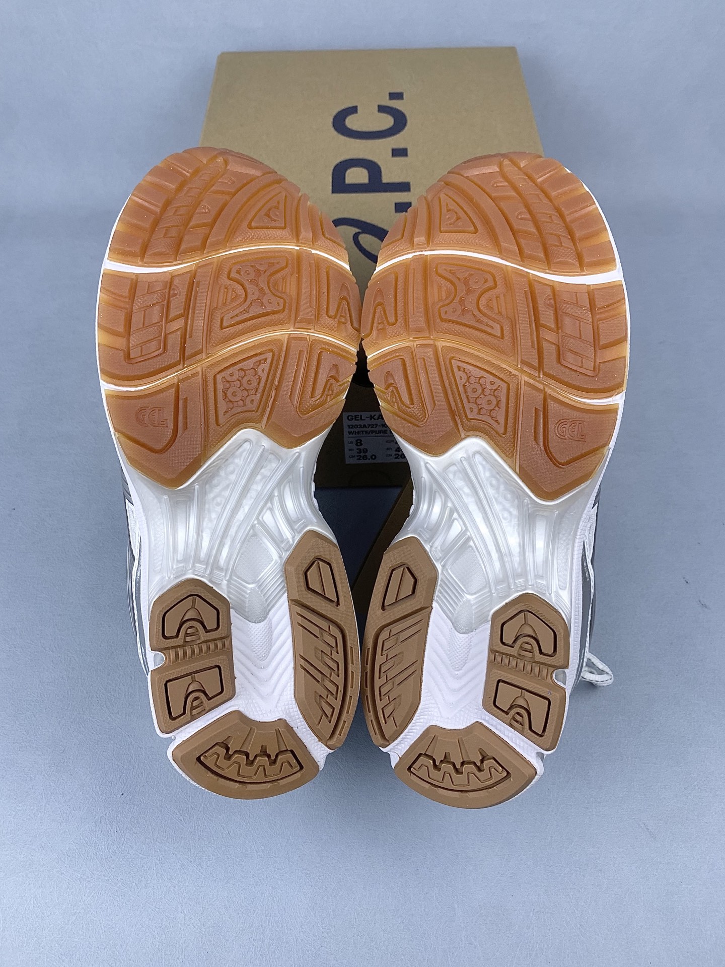 A.P.C. × Asics Gel-Kayano 14 "White/Pure Silver"