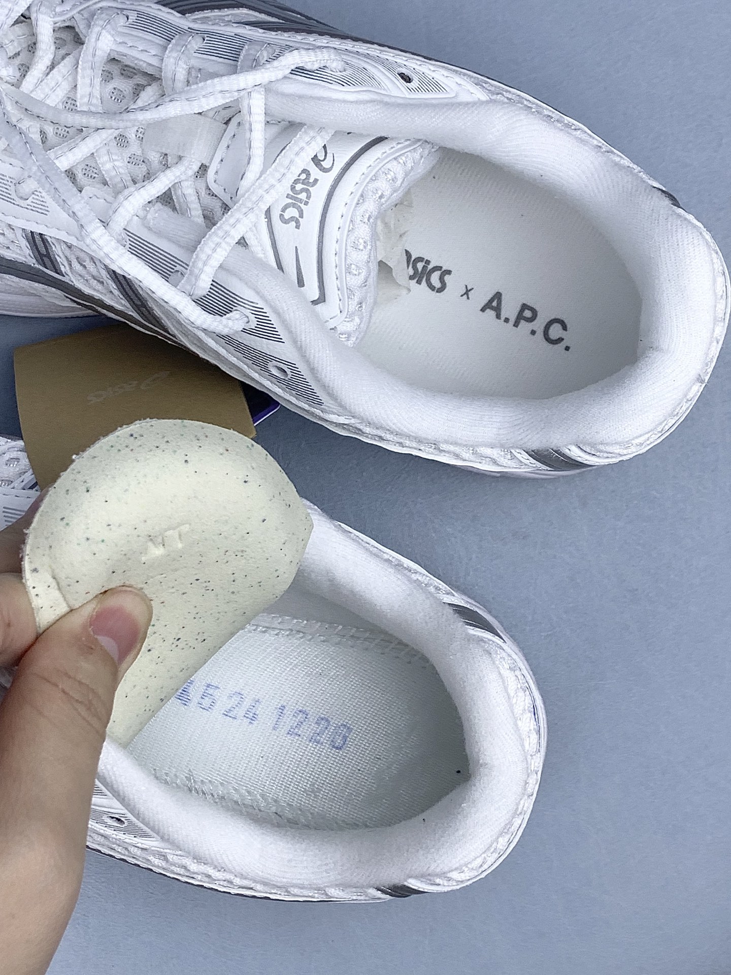 A.P.C. × Asics Gel-Kayano 14 "White/Pure Silver"