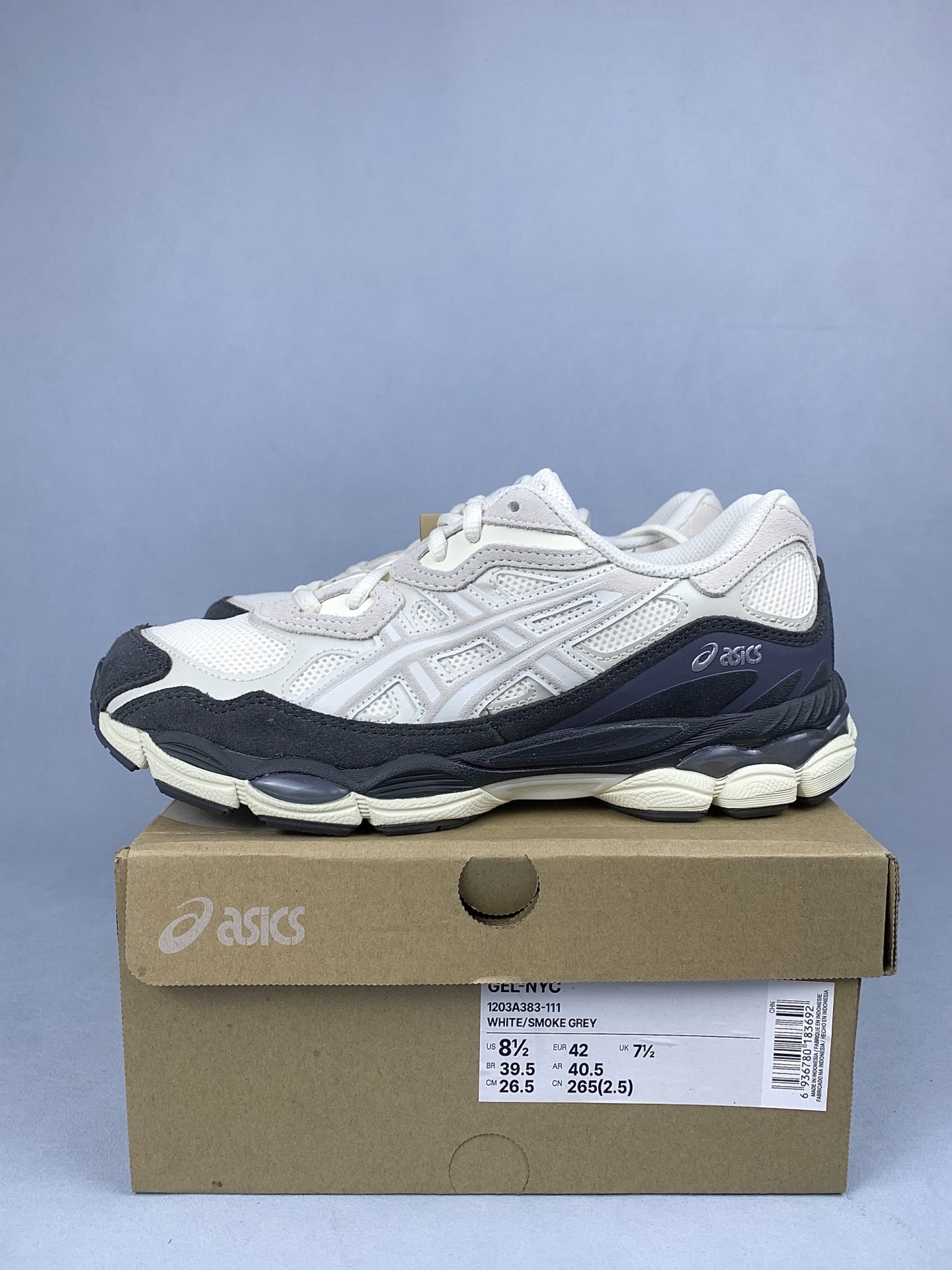 Asics Gel-NYC "White/Smoke Grey"