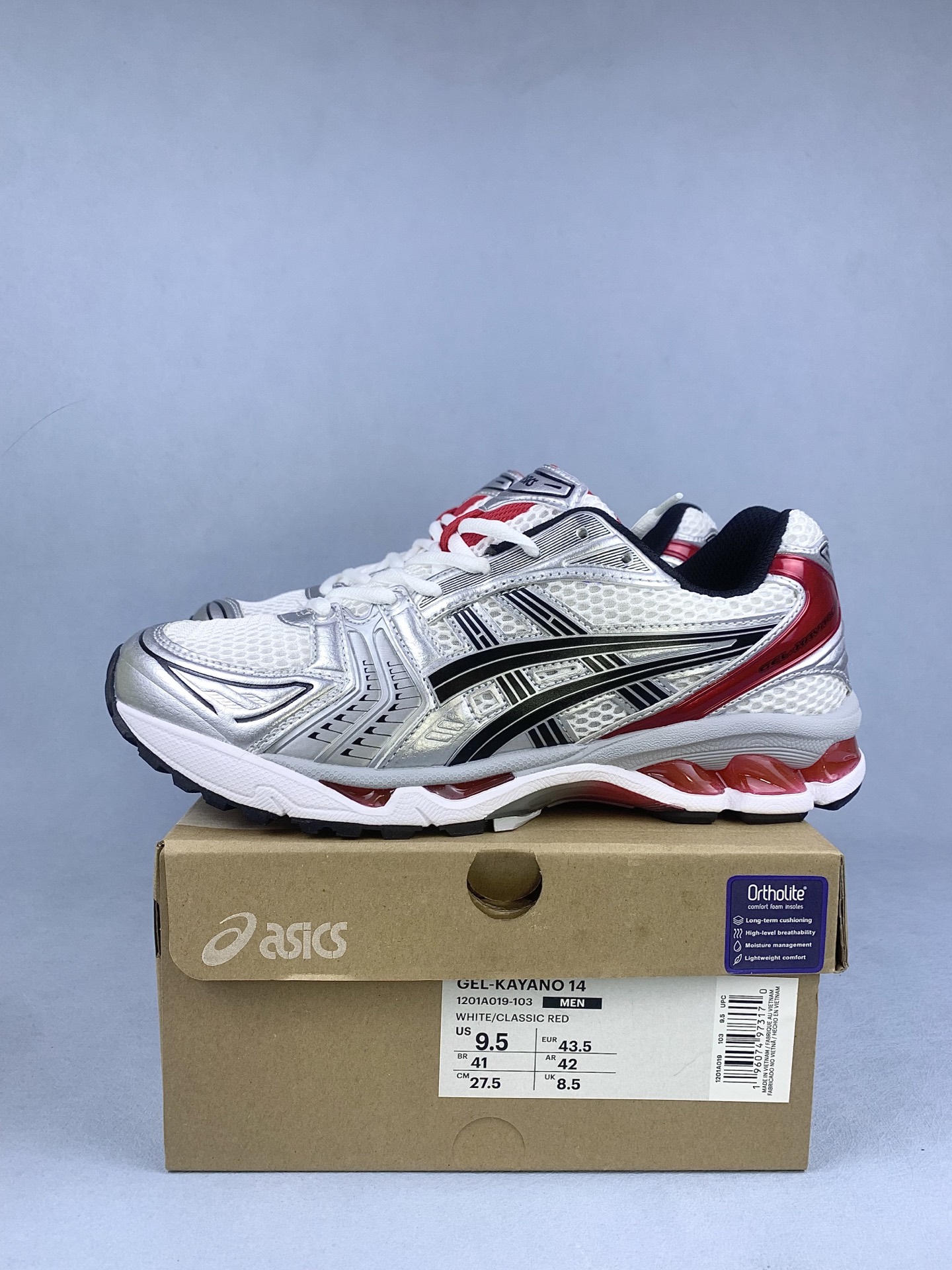 Asics Gel-Kayano 14 "White/Classic Red"