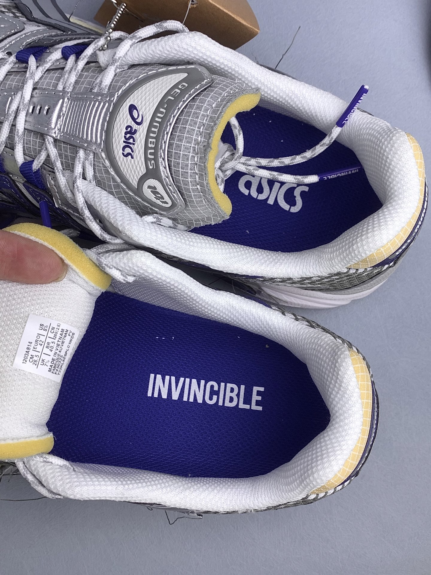 INVINCIBLE × Asics Gel-Nimbus 10.1 "HTTP 404 Pack/Blue"