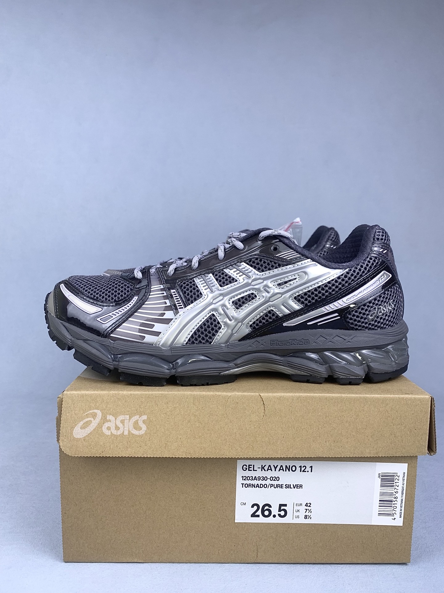 KITH Ronnie Fieg × Asics Gel-Kayano 12.1 "Tornado/Pure Silver"