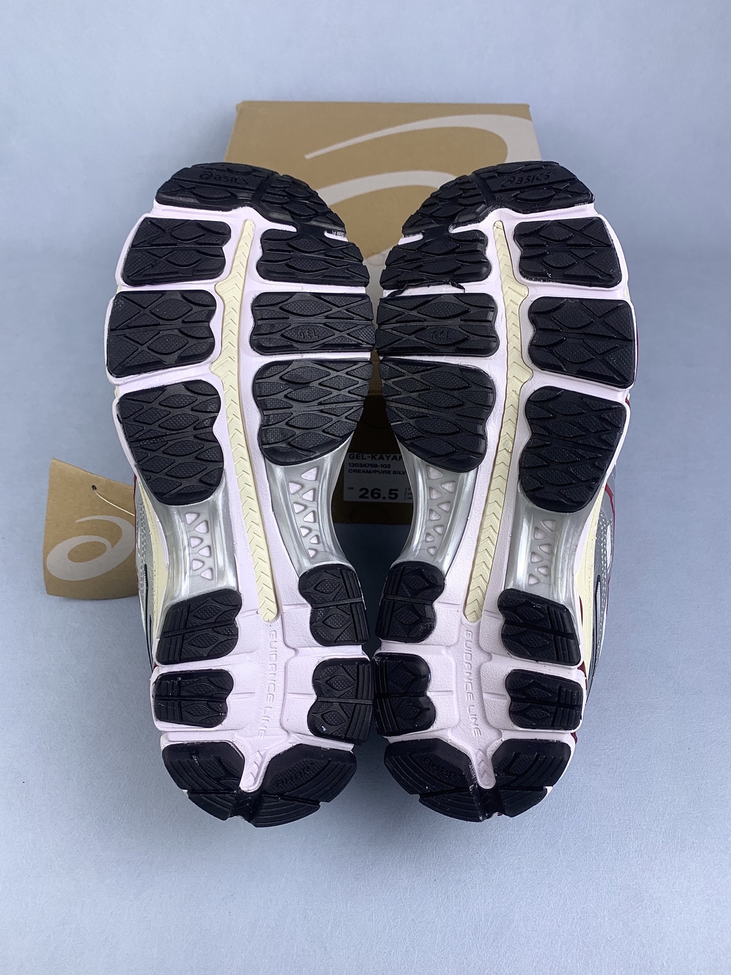 Asics Gel-Kayano 12.1 "Cream/Pure Silver"
