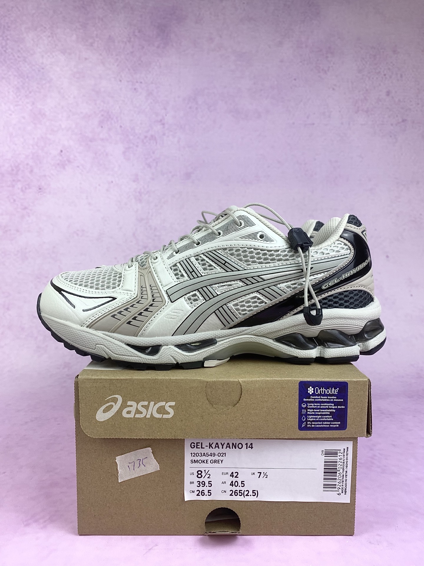 Asics Gel-Kayano 14 "Smoke Grey/Smoke Grey"