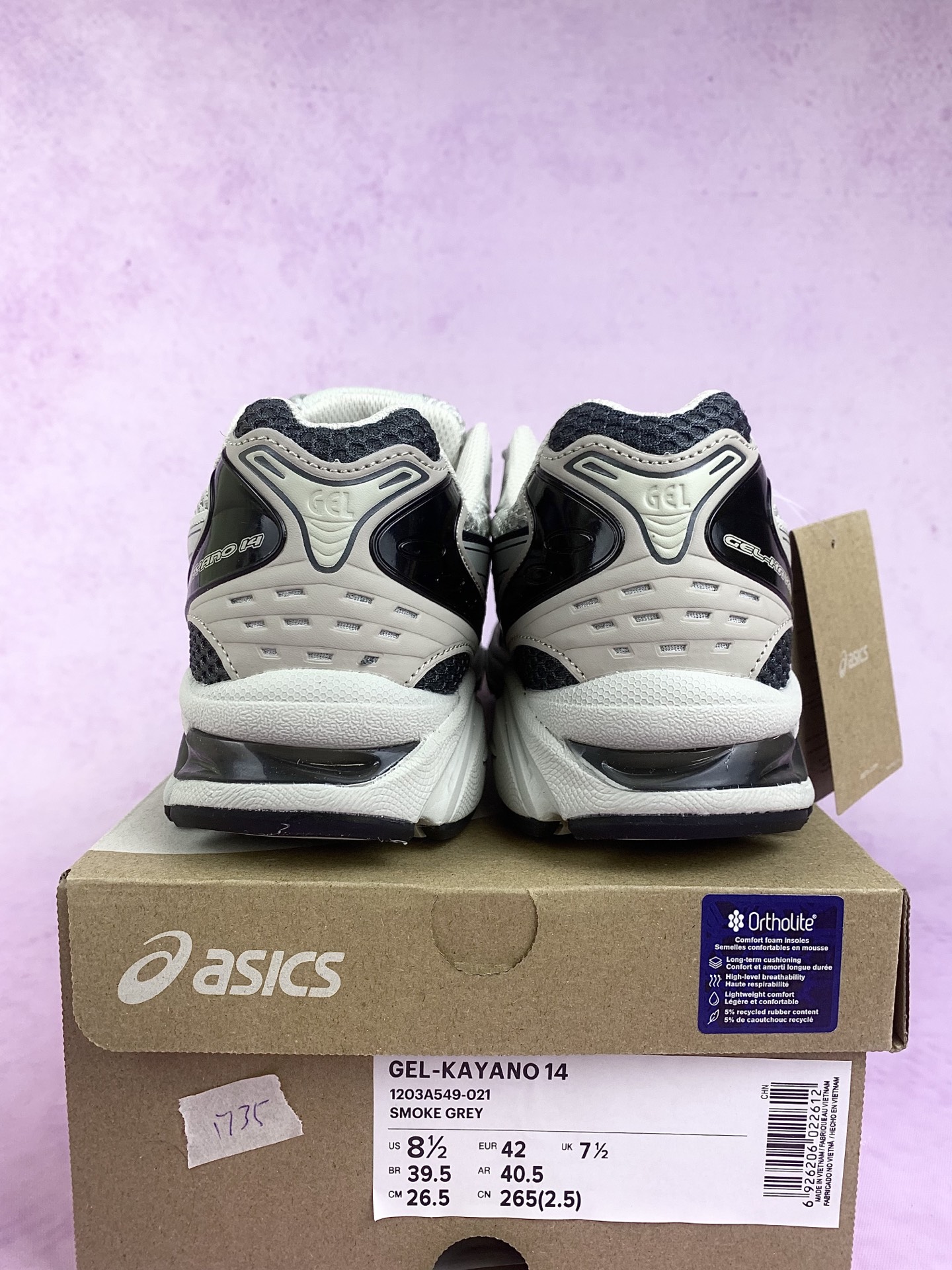 Asics Gel-Kayano 14 "Smoke Grey/Smoke Grey"