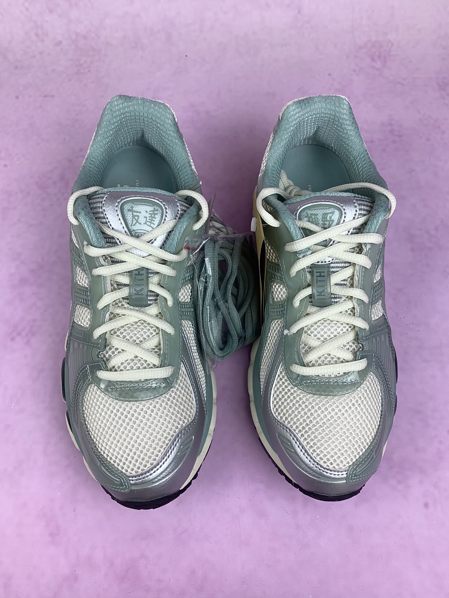 KITH Ronnie Fieg × Asics Gel-Kayano 12.1 "Cream/Sage"