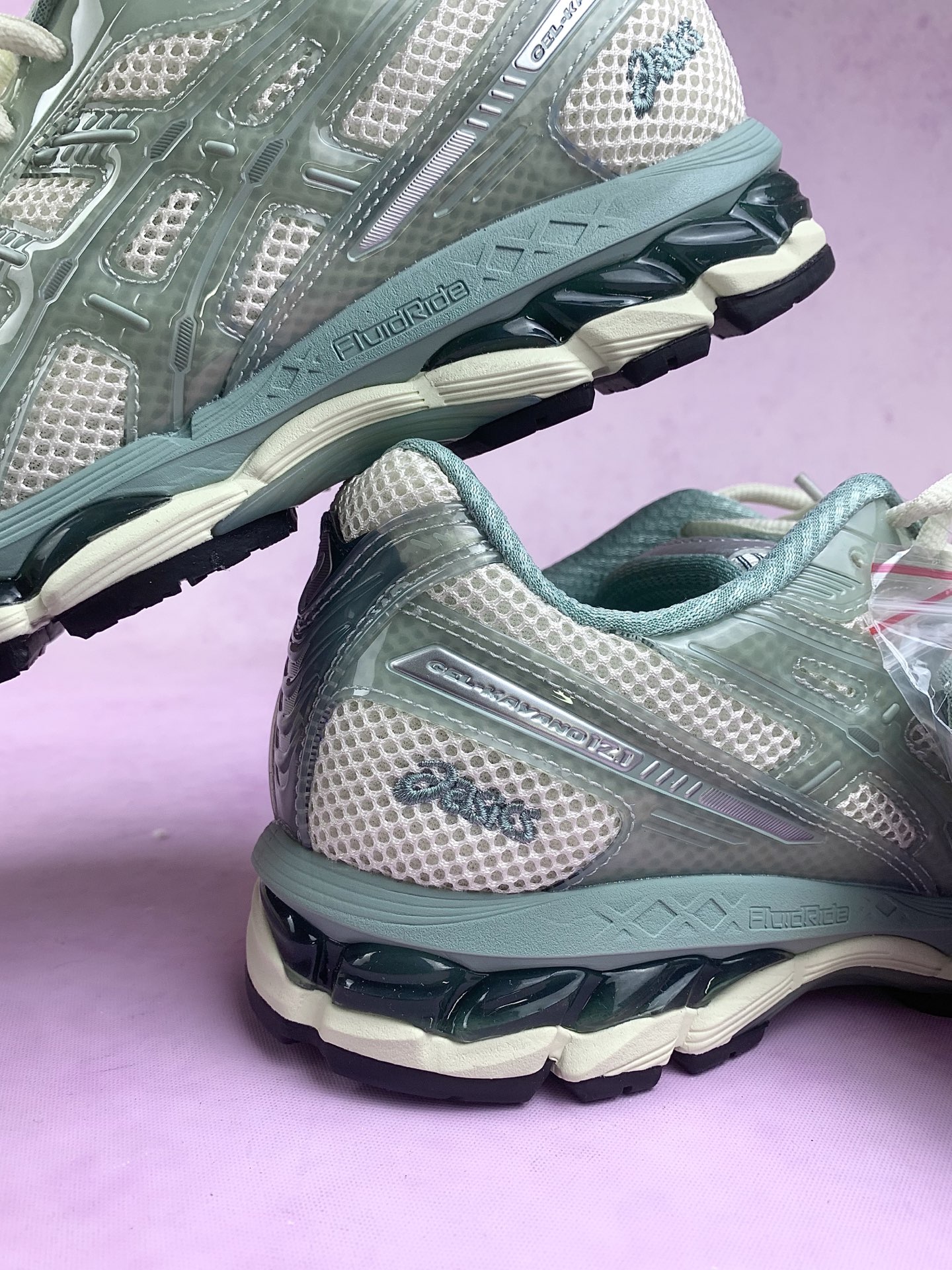 KITH Ronnie Fieg × Asics Gel-Kayano 12.1 "Cream/Sage"