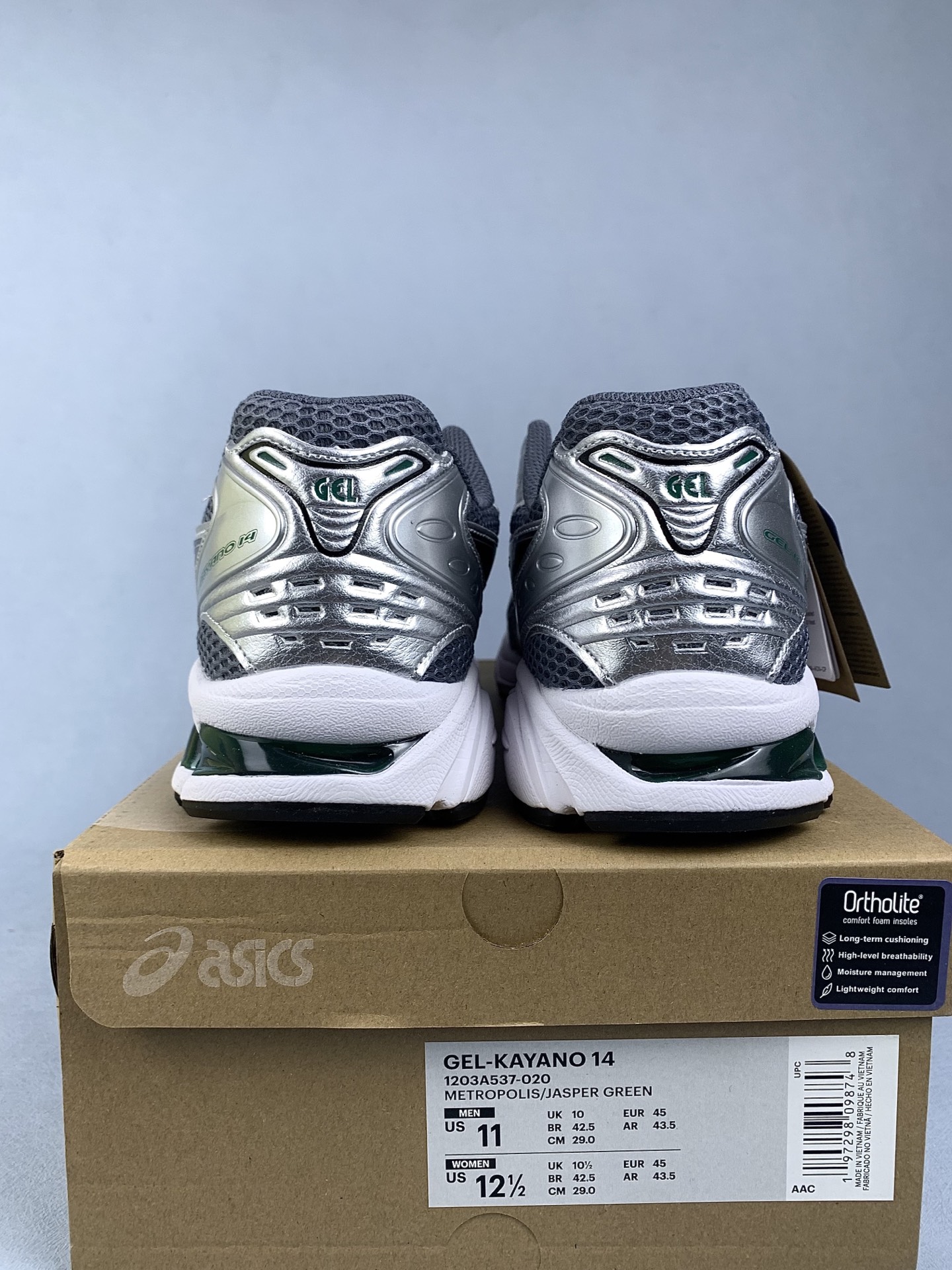 Asics Gel-Kayano 14 "Metropolis/Jasper Green"
