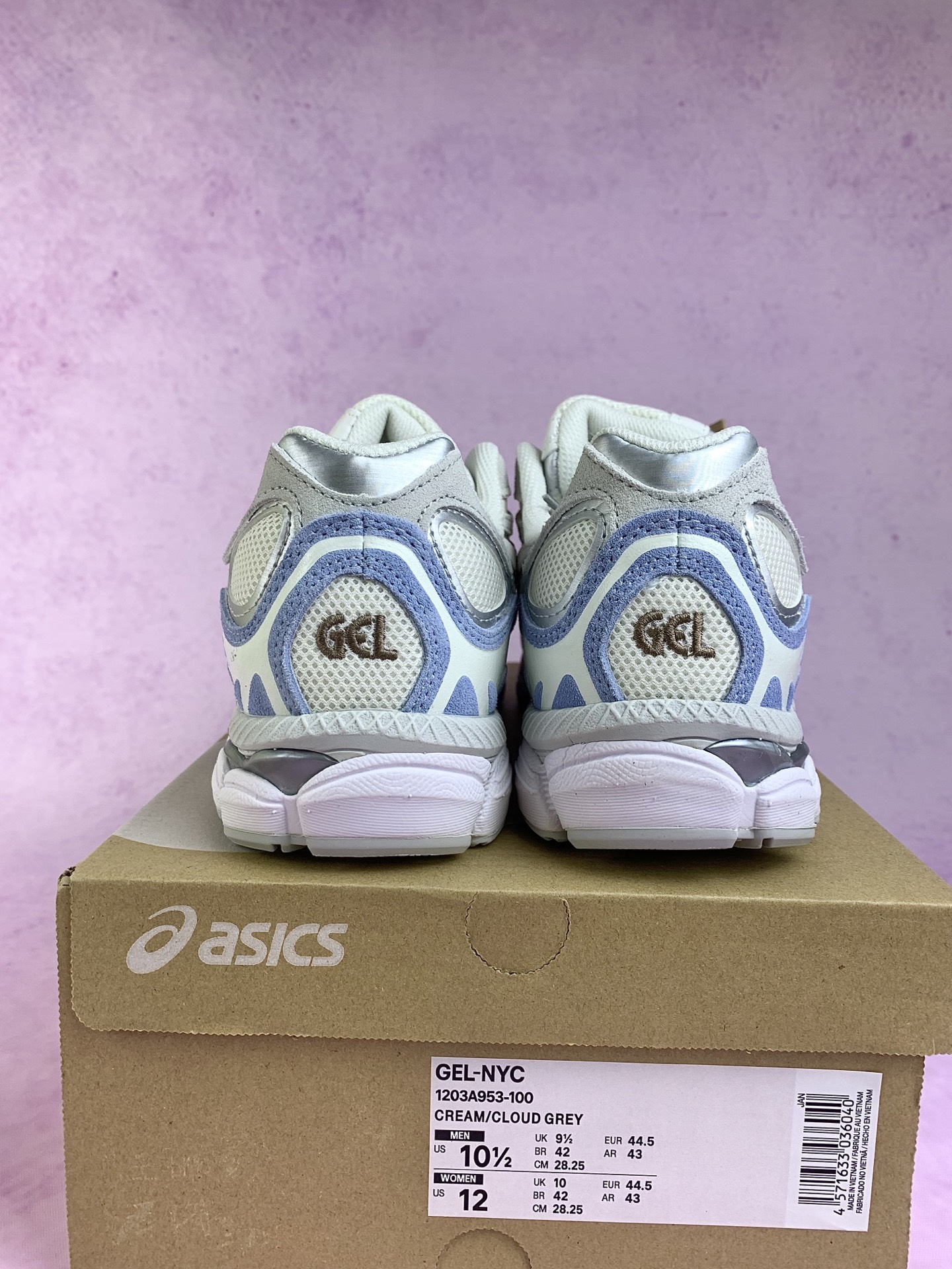 Asics Gel-NYC "Cream/Cloud Grey"