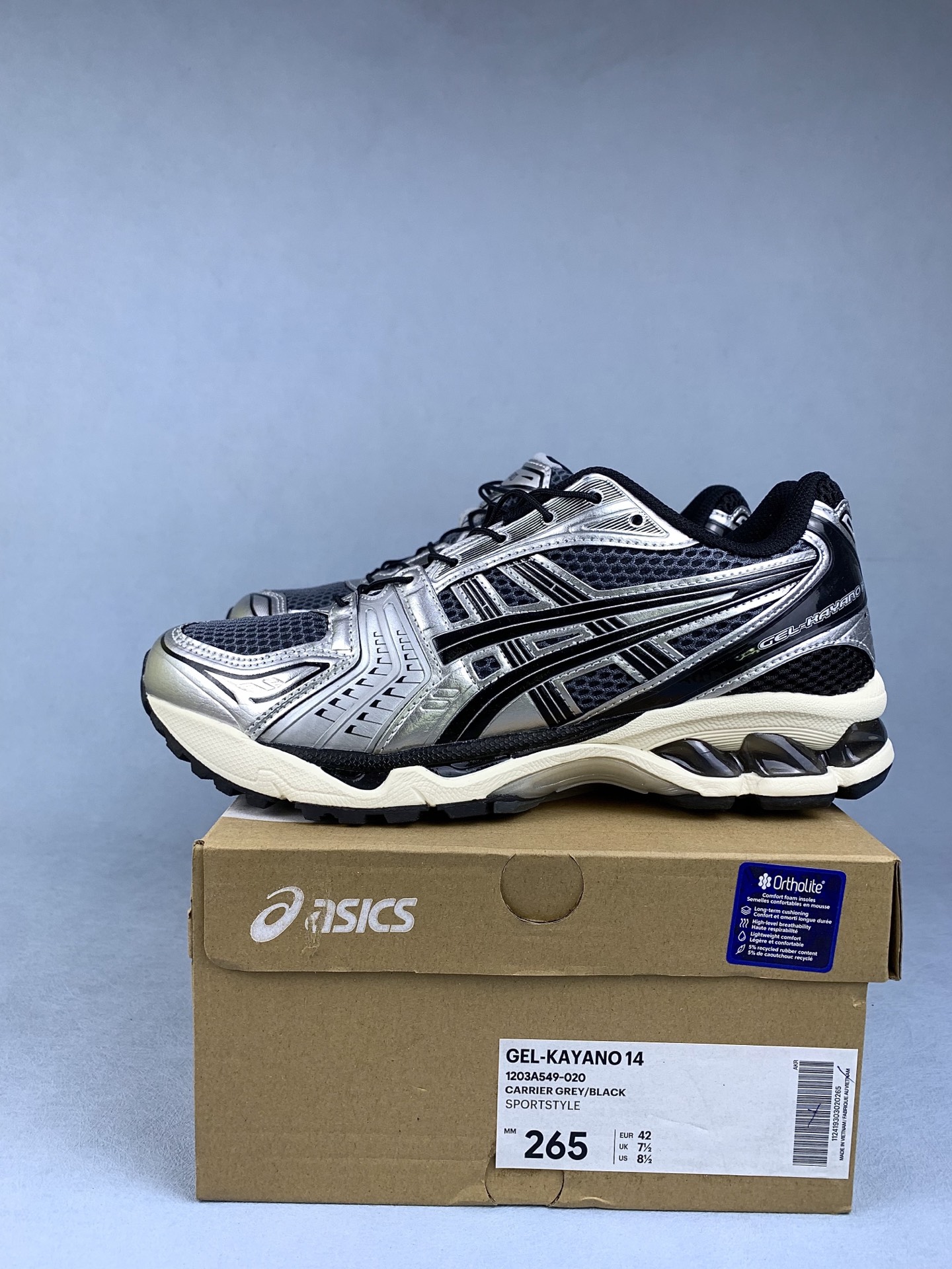 Asics Gel-Kayano 14 "Carrier Grey/Black"