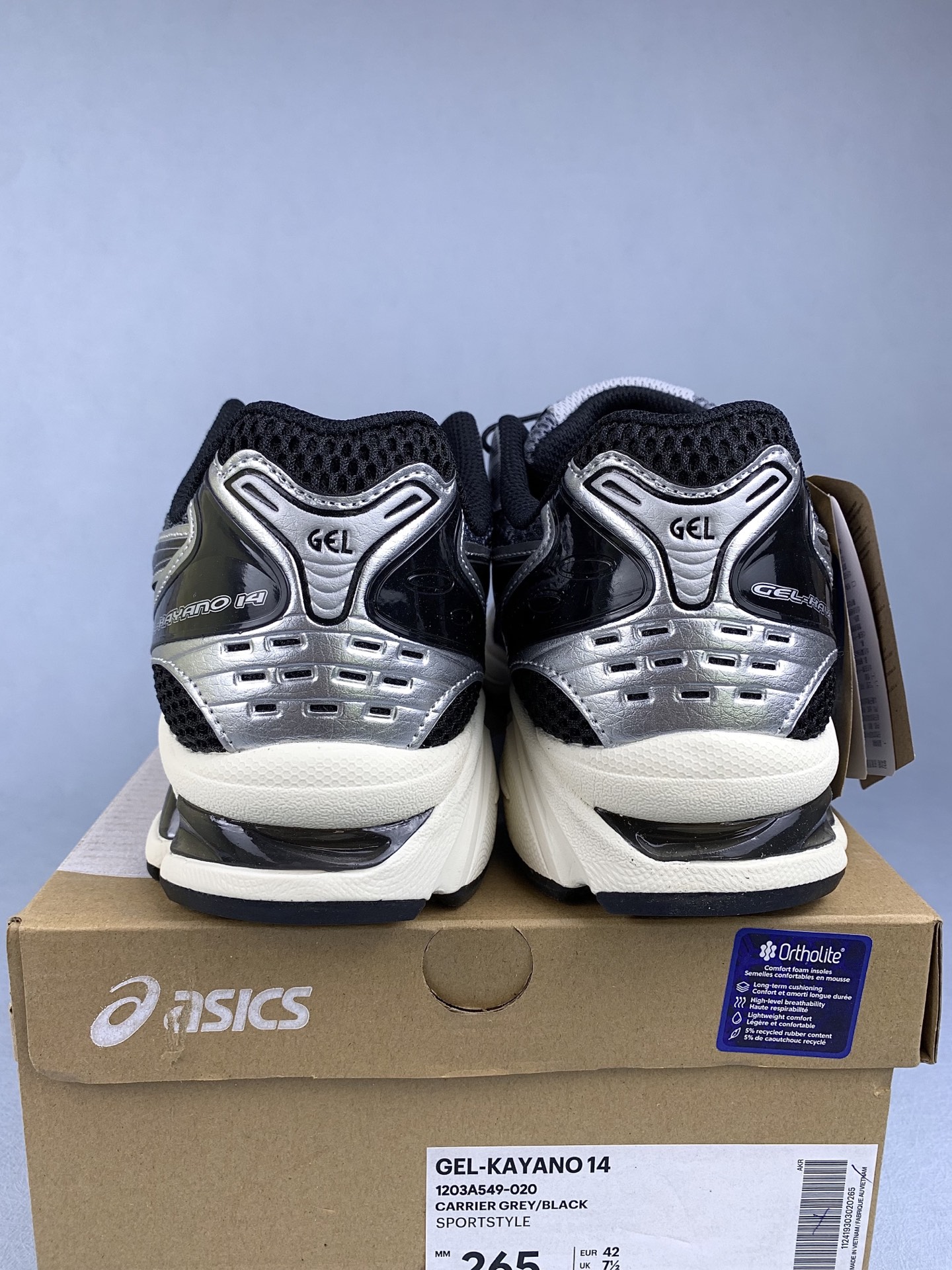 Asics Gel-Kayano 14 "Carrier Grey/Black"