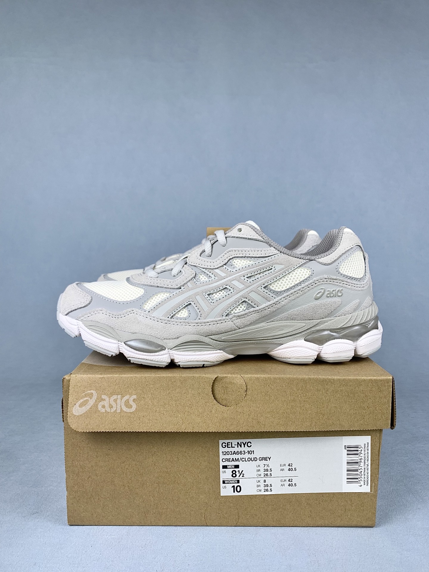 Asics Gel-NYC "Cream/Cloud Grey"