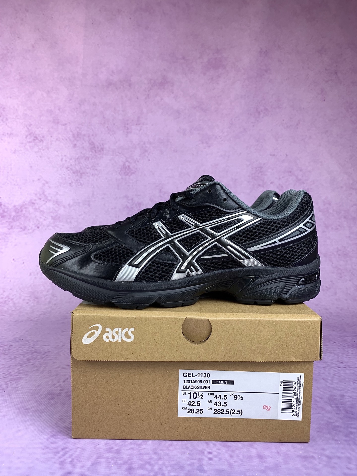 Asics Gel-1130 "Black/Pure Silver"