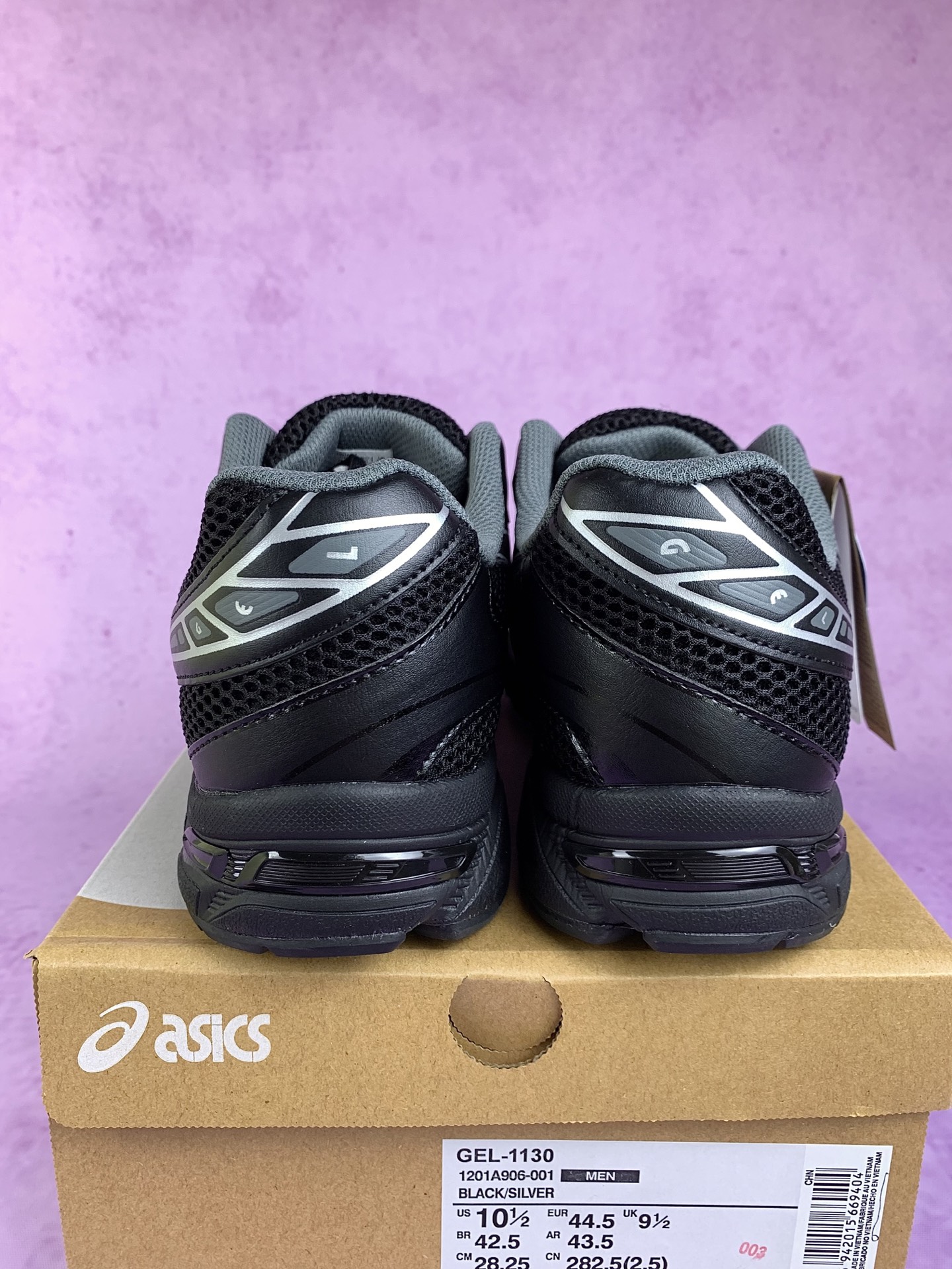 Asics Gel-1130 "Black/Pure Silver"