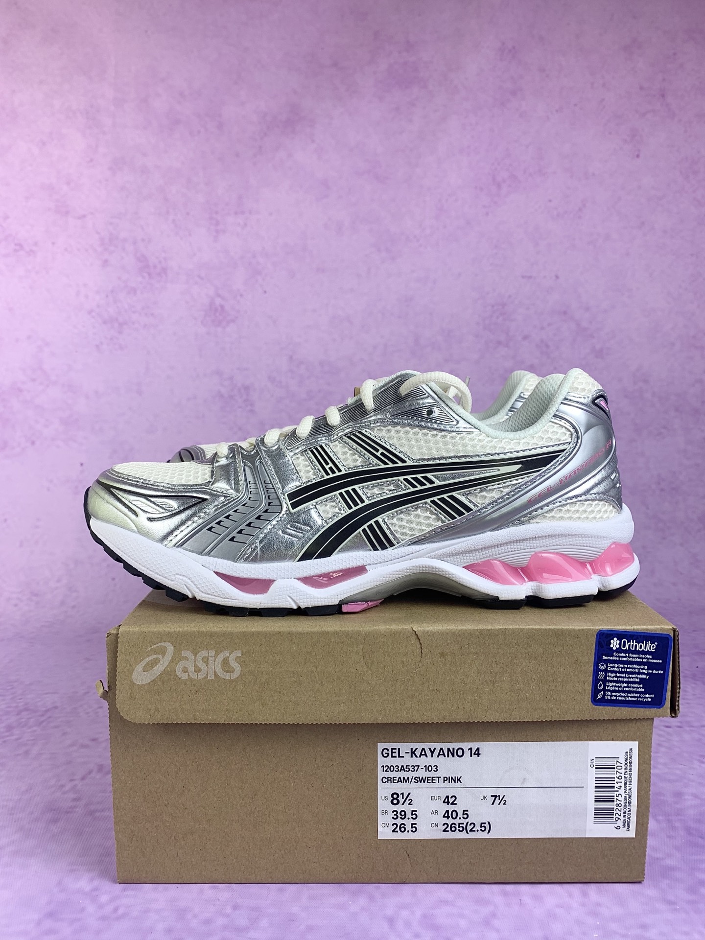 Asics Gel-Kayano 14 "Cream/Sweet Pink"