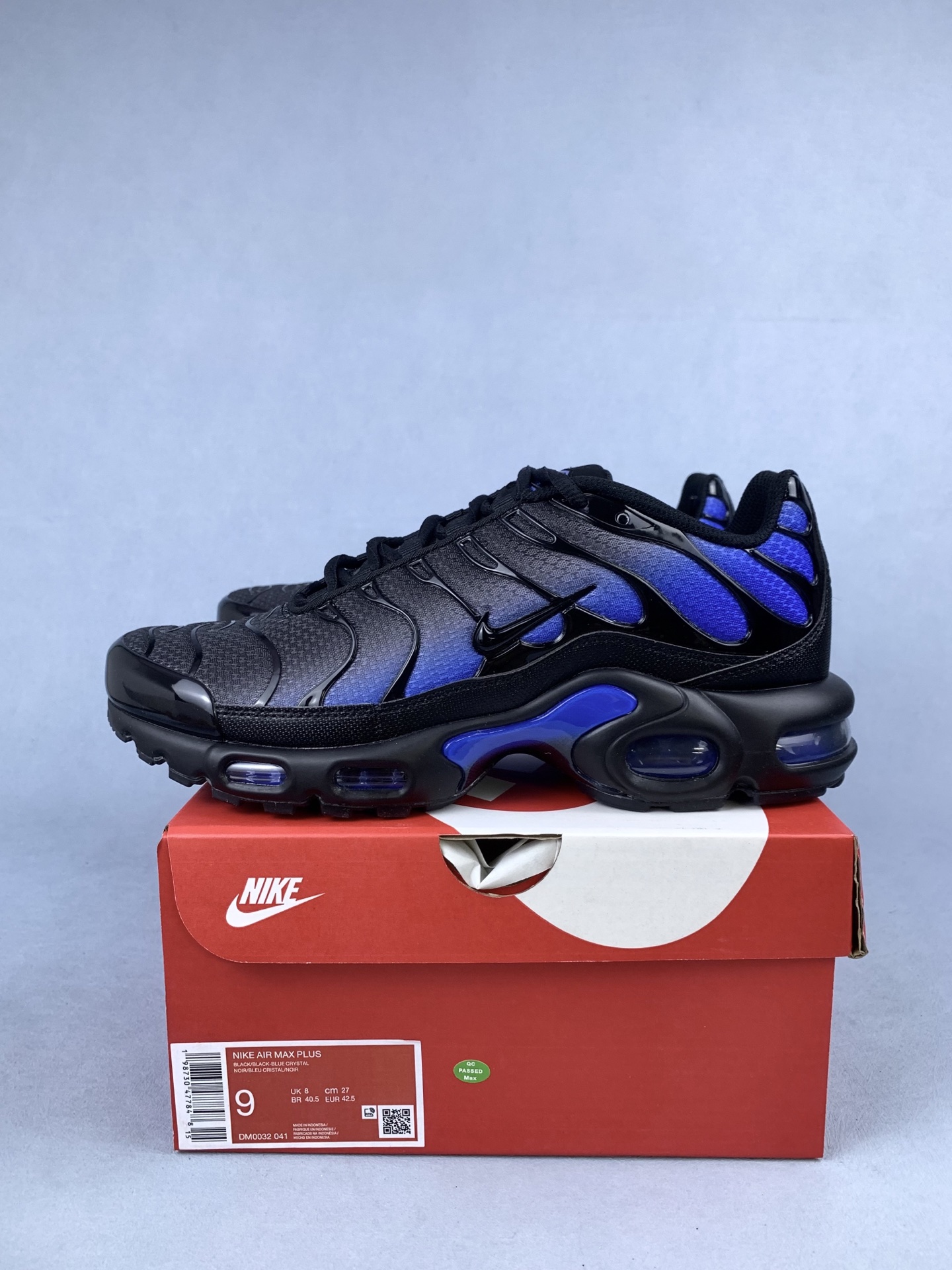 Nike Air Max Plus "Black/Blue Crystal"