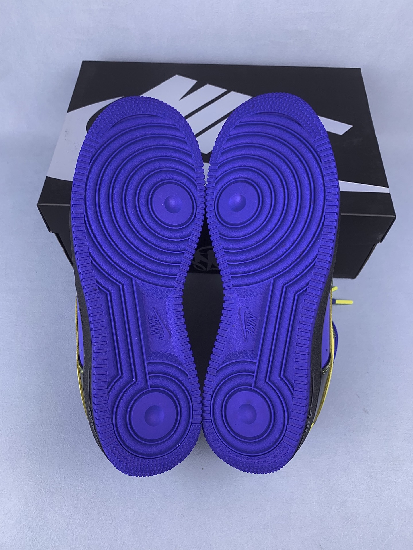 Central Cee × Nike Air Force 1 Low "Black/Optic Yellow/Racer Blue" (Friends & Family) IQ1402-010
