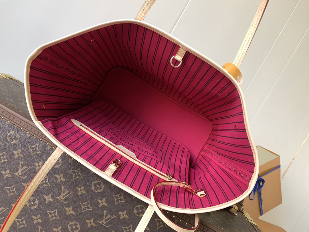 Louis Vuitton Neverfull MM Tote Bag M41178 Monogram Canvas Large Capacity Shoulder Bag