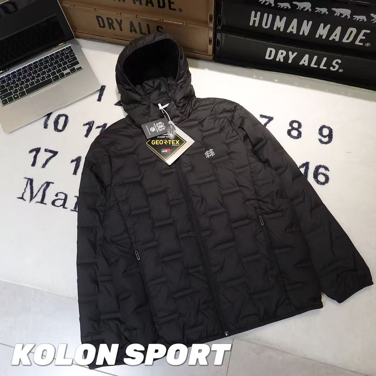 KOLON SPORT Outdoor Lightweight Hooded Down Jacket, Unisex