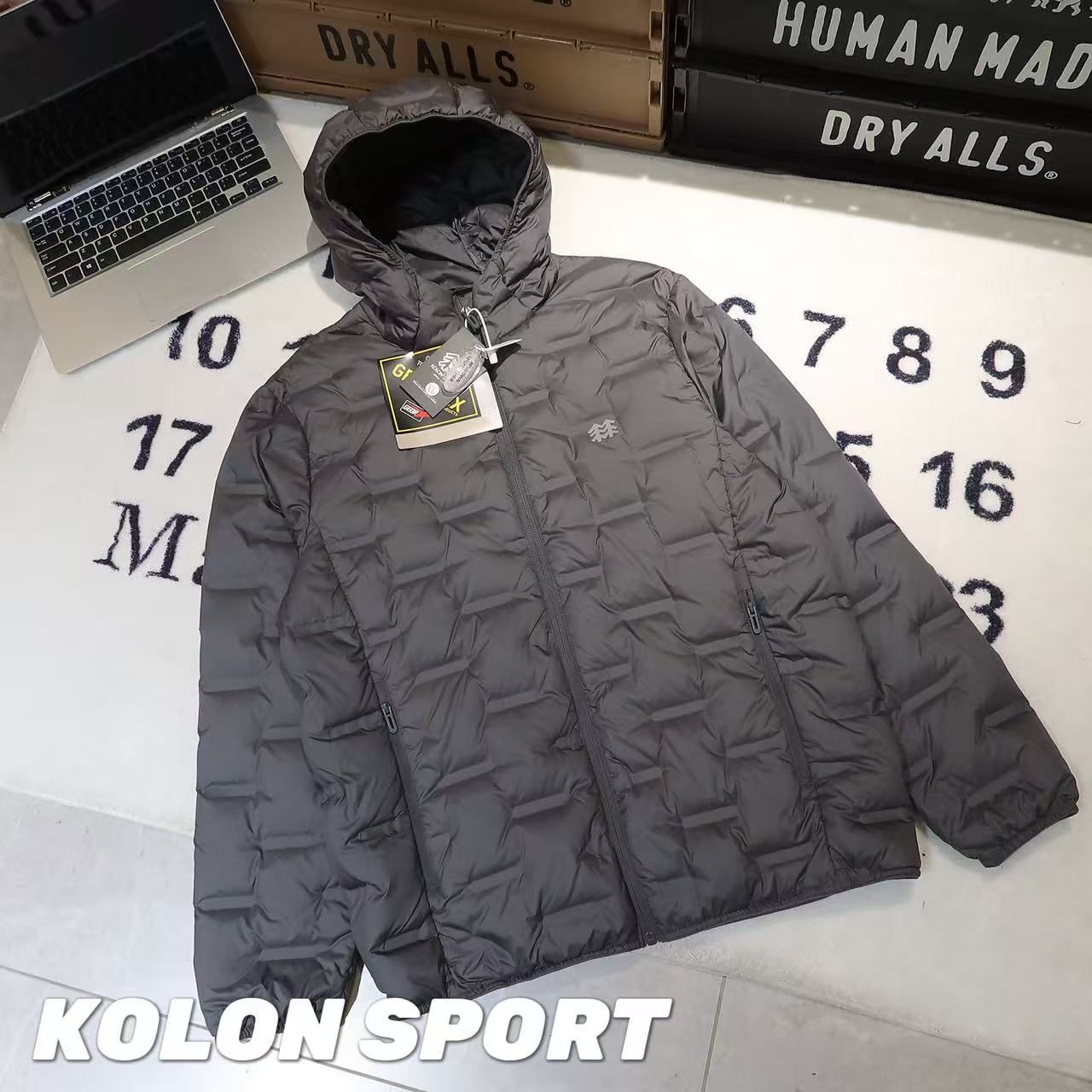 KOLON SPORT Outdoor Lightweight Hooded Down Jacket, Unisex