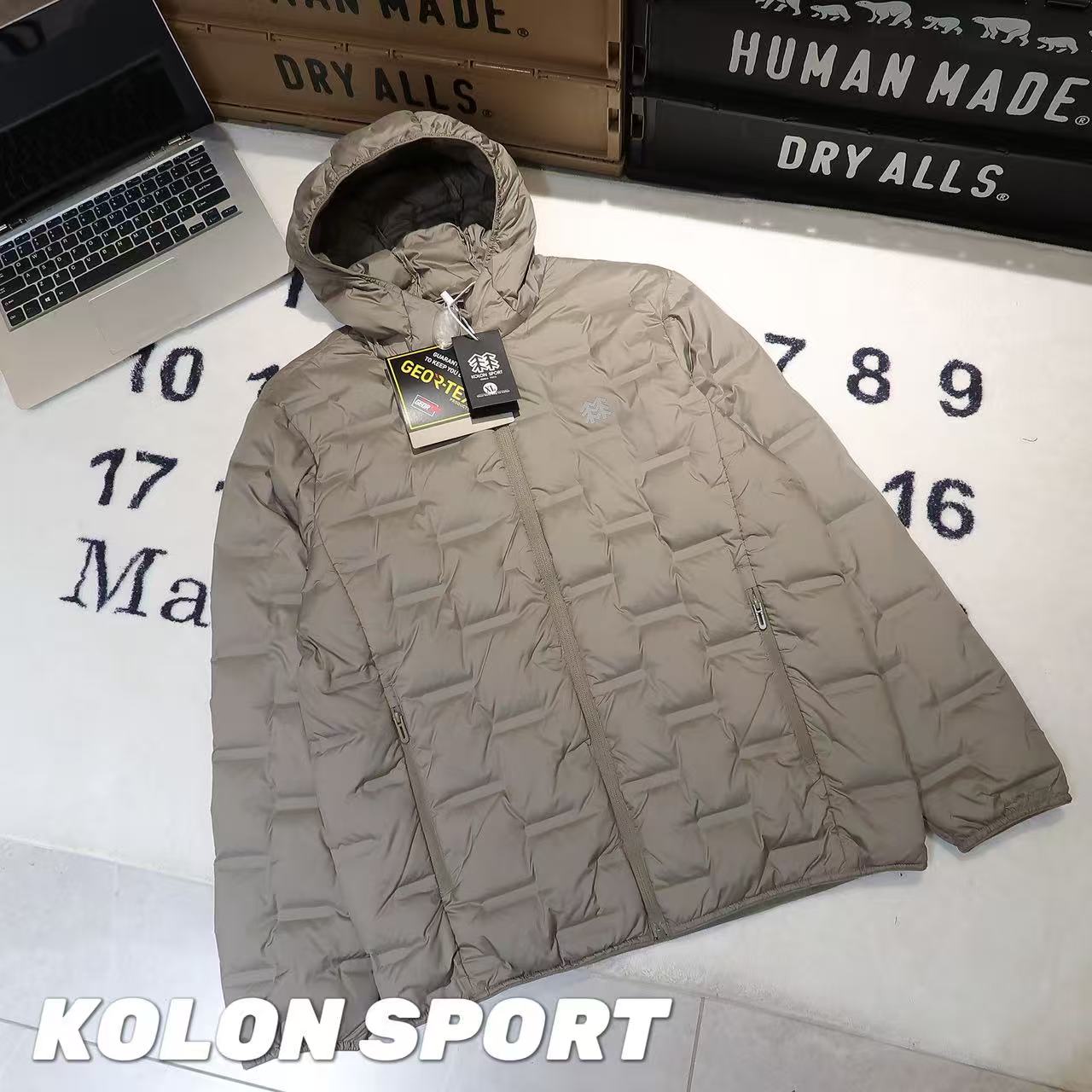 KOLON SPORT Outdoor Lightweight Hooded Down Jacket, Unisex