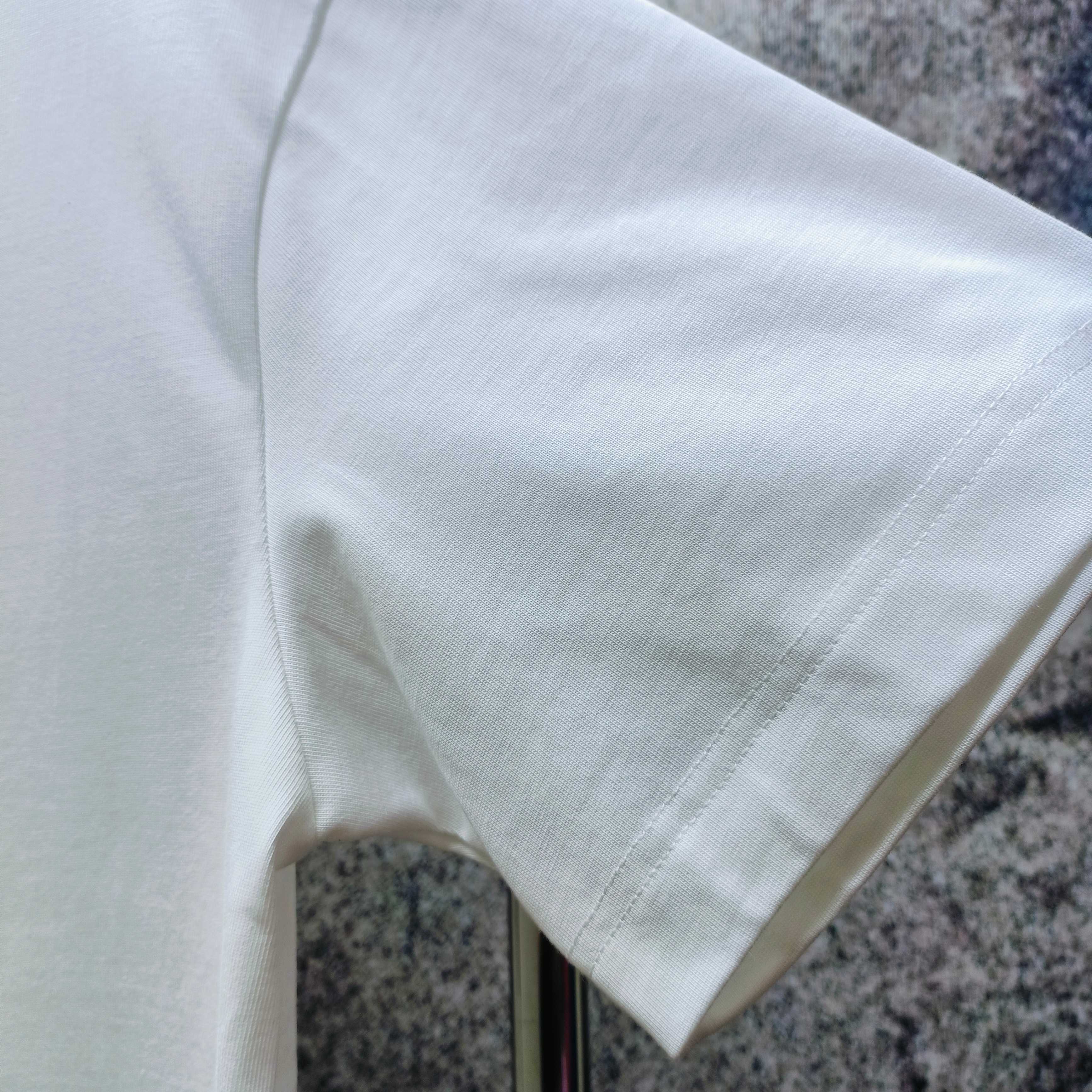 MONCLER 2026 Spring/Summer 280g Short Sleeve T-Shirt Loose Fit Unisex S-XXL Black/White