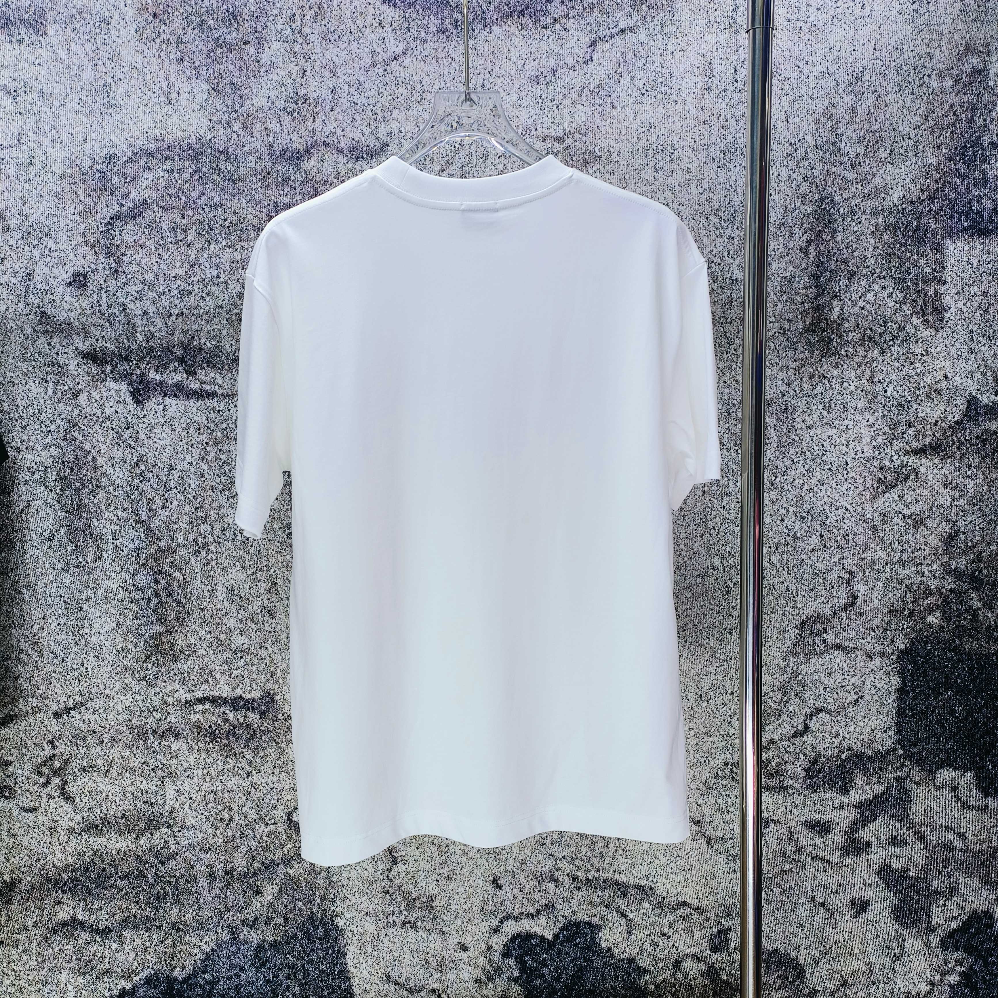 MONCLER 2026 Spring/Summer 280g Short Sleeve T-Shirt Loose Fit Unisex S-XXL Black/White