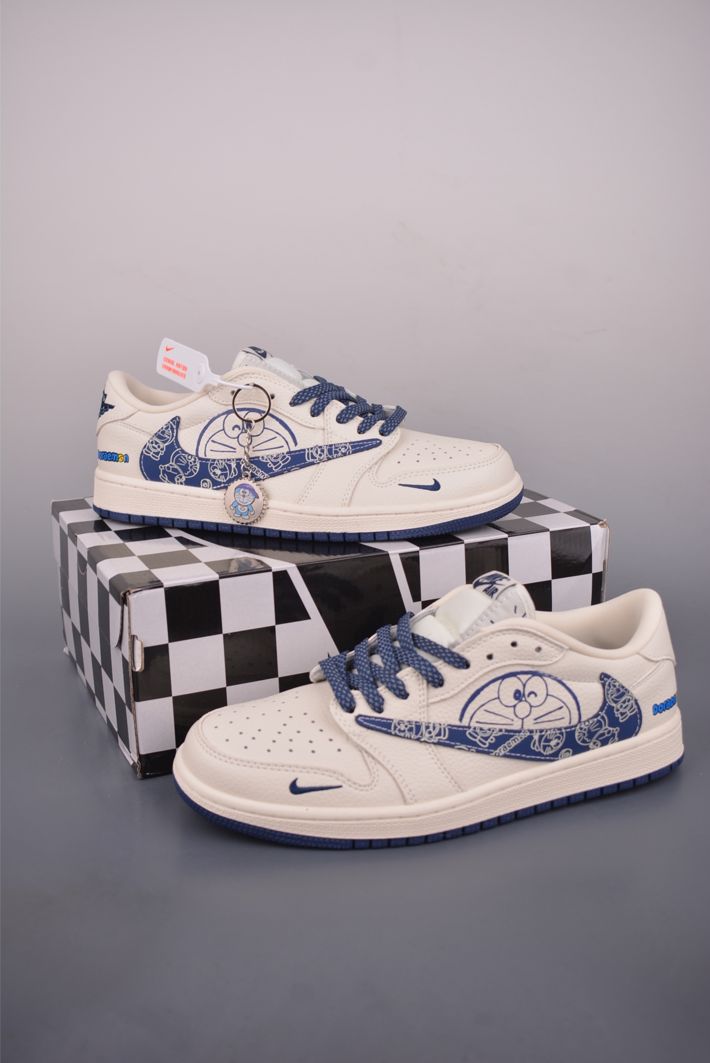 NIKE Fragment x Travis Scott x  Doraemon Air Jordan 1 Low Sneakers XB1979 015331133