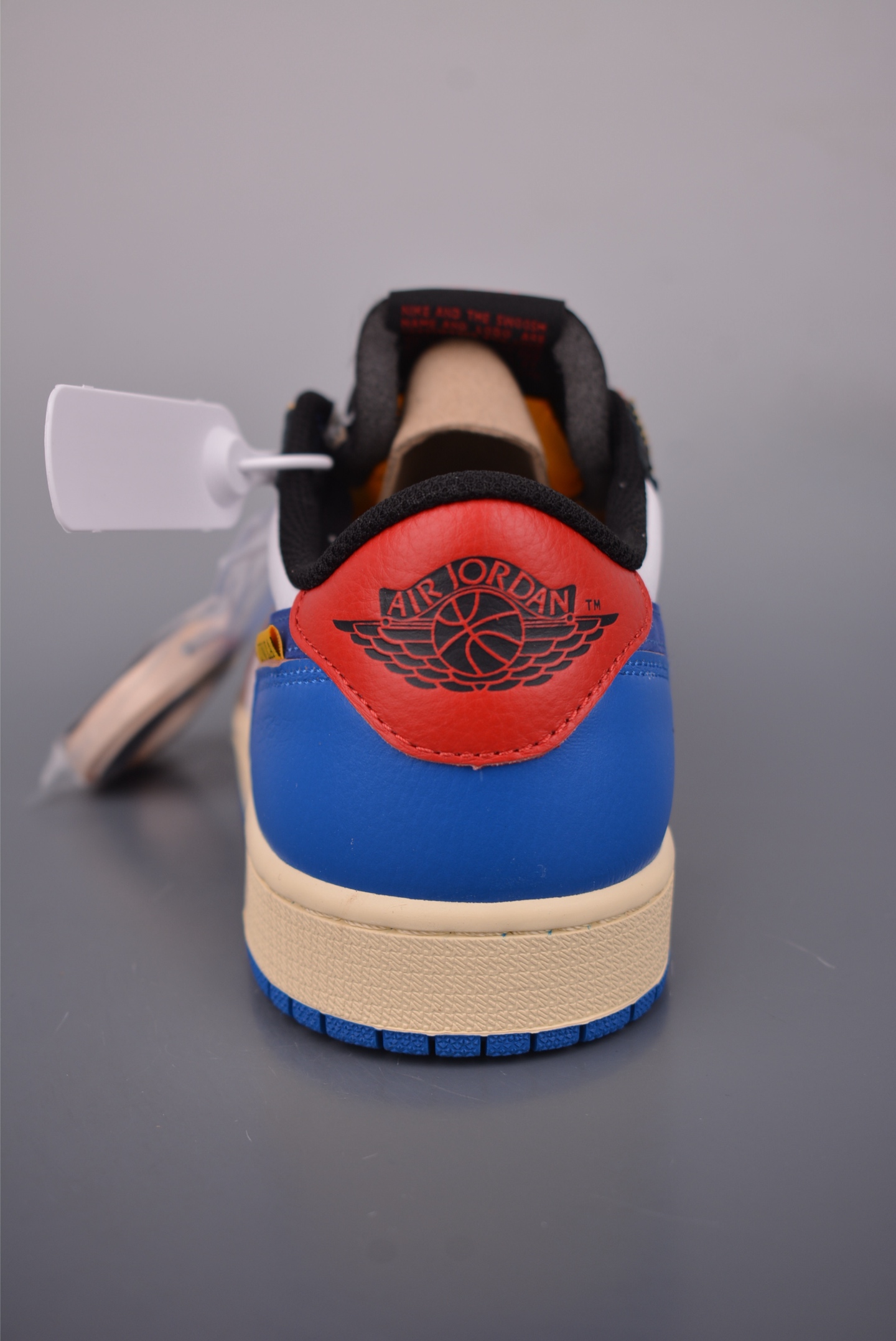 NIKE Air Jordan 1 Low White and blue barbs