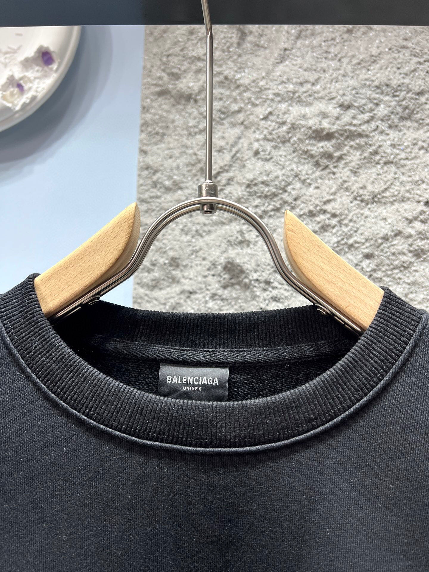 Balenciaga 🇮🇹 2025 Fall/Winter New Arrival: Double B Ink-Painted Hoodie/Jacket (Unisex)