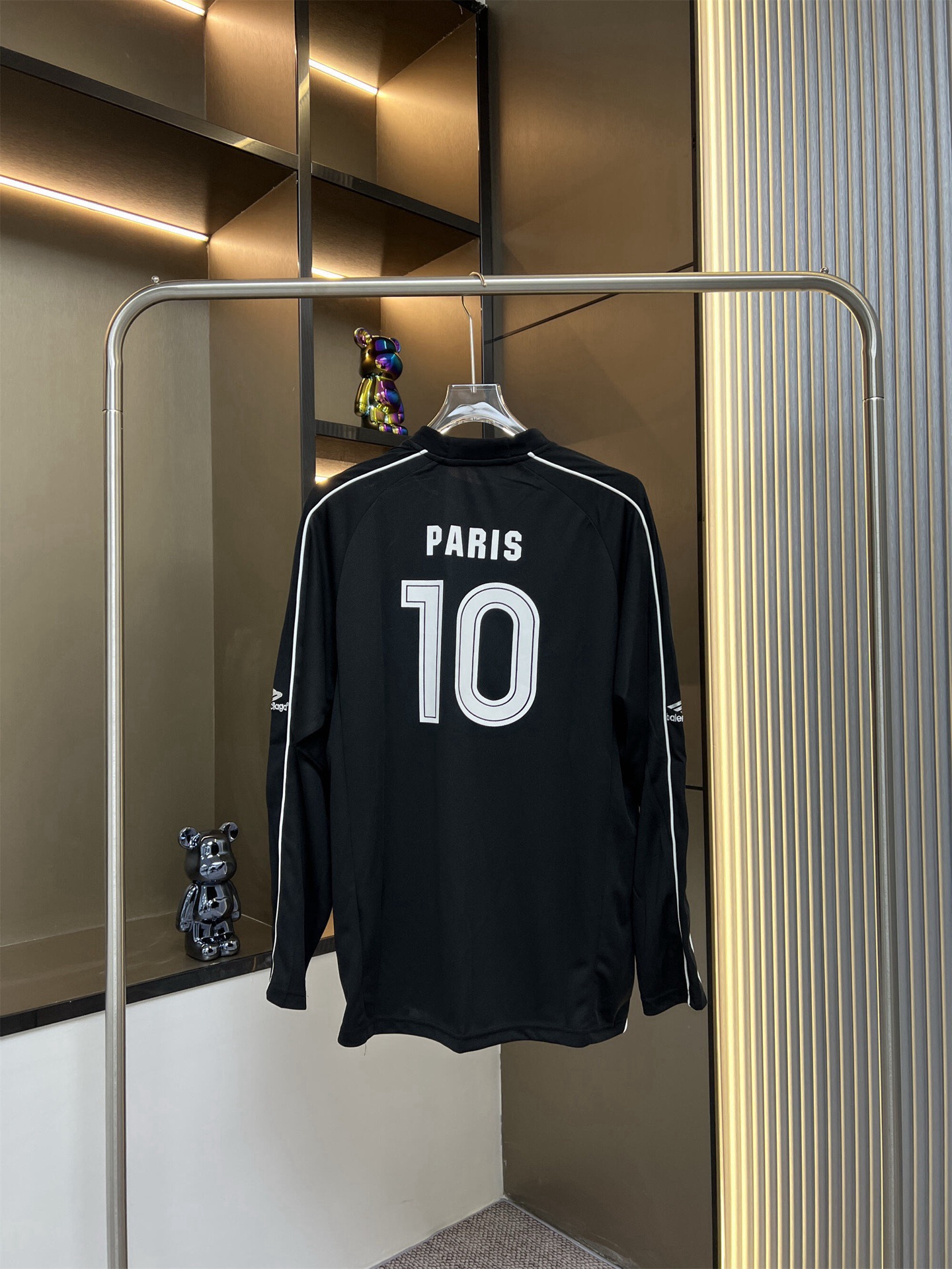 Balenciaga 2025FW Custom Collaboration No. 10 Manchester United Jersey Couple Casual Long Sleeve