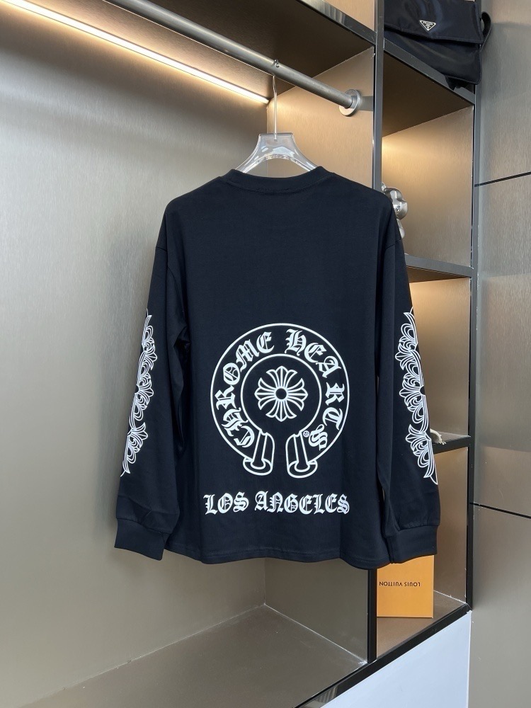 Chrome Hearts 2025FW New Horseshoe Pocket Couple Casual Long-Sleeve