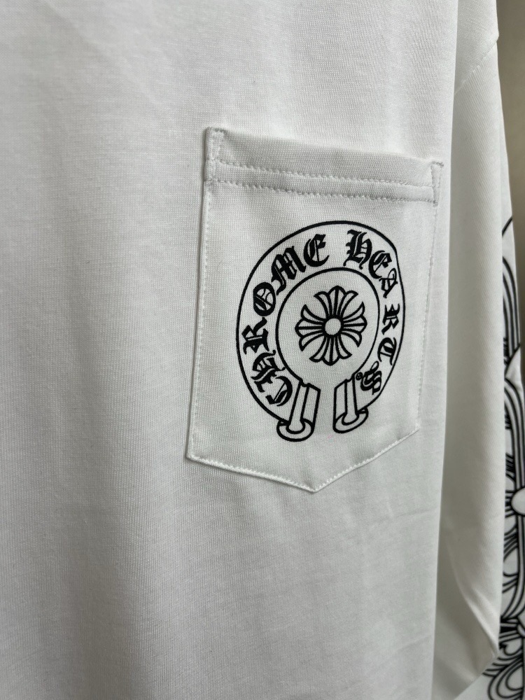 Chrome Hearts 2025FW New Horseshoe Pocket Couple Casual Long-Sleeve