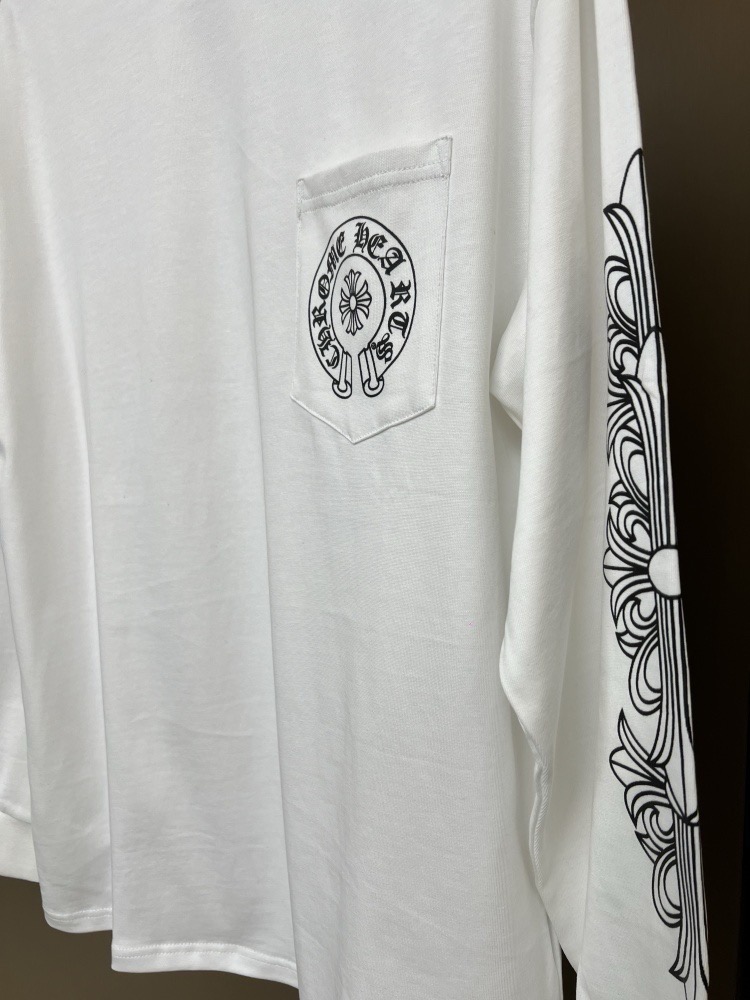 Chrome Hearts 2025FW New Horseshoe Pocket Couple Casual Long-Sleeve