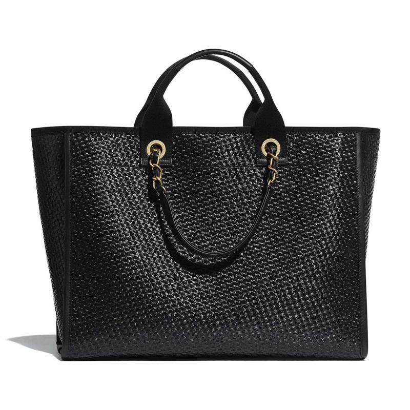 【Chanel】バッグ 限定 CC ロゴ トート ショルダー ドーヴィル